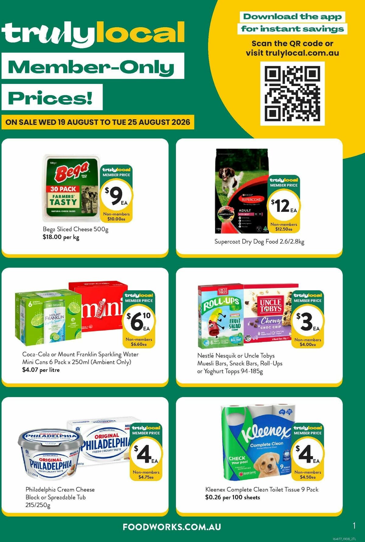 FoodWorks Member Only Prices! Catalogues from 19 August