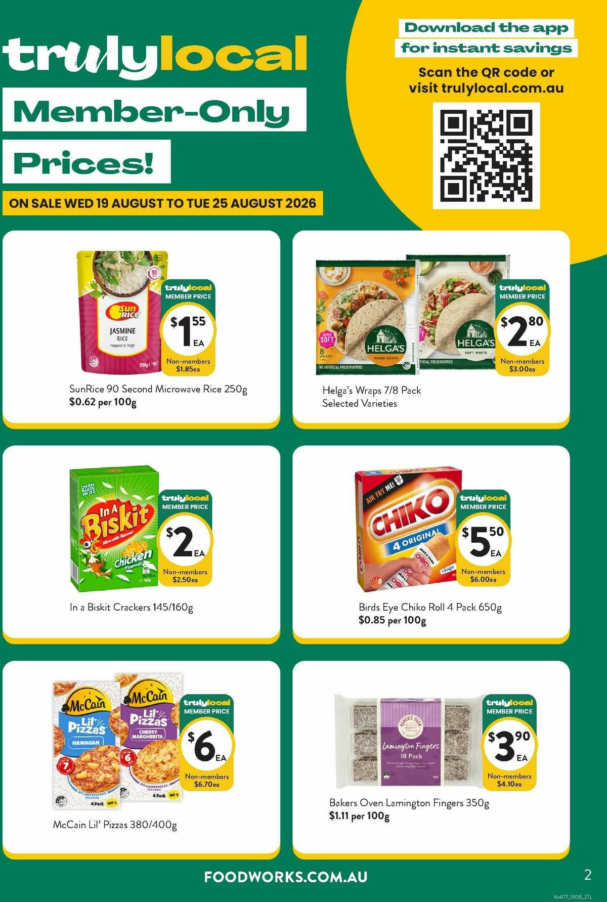 FoodWorks Member Only Prices! Catalogues from 19 August