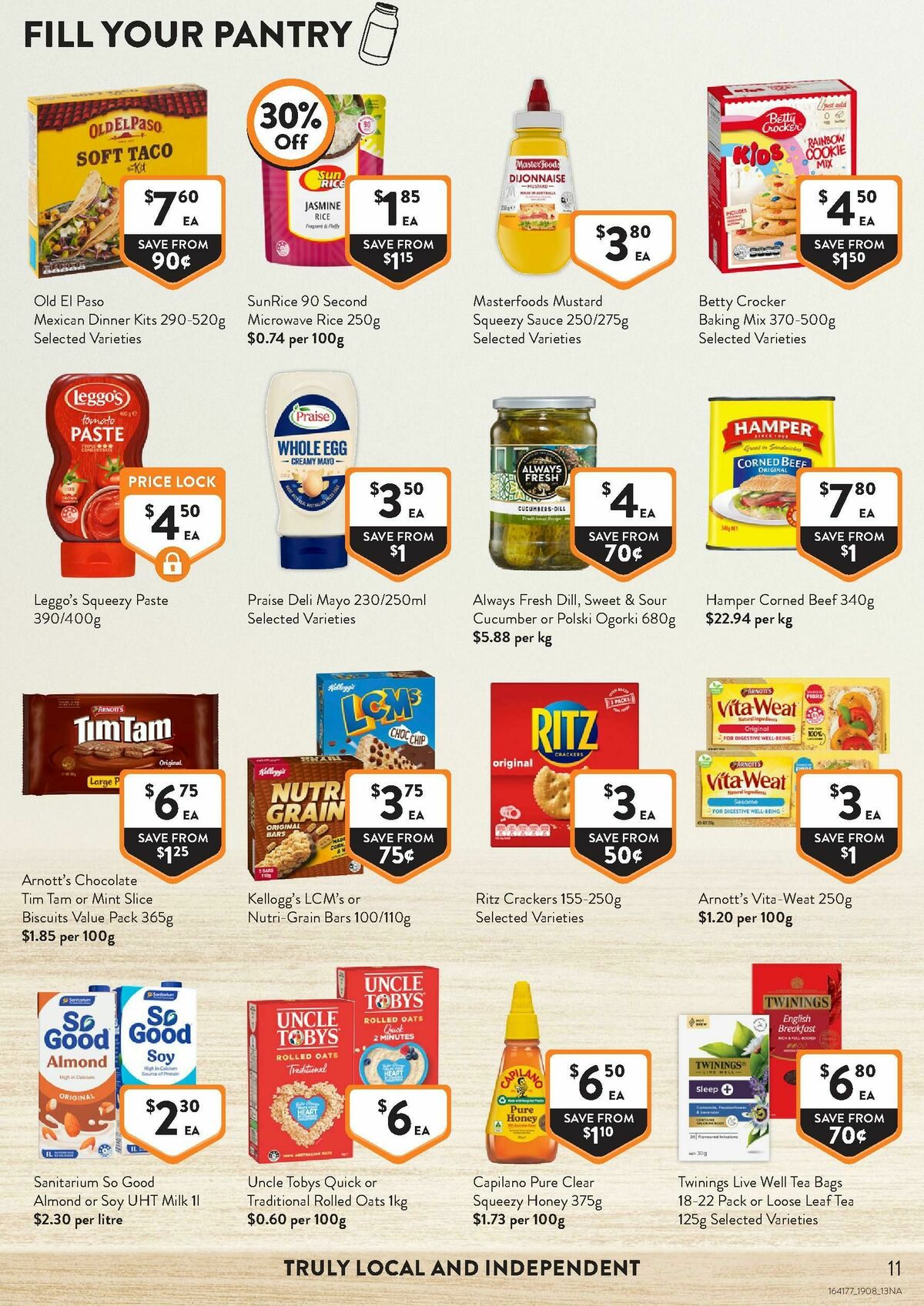 FoodWorks Catalogues from 19 August