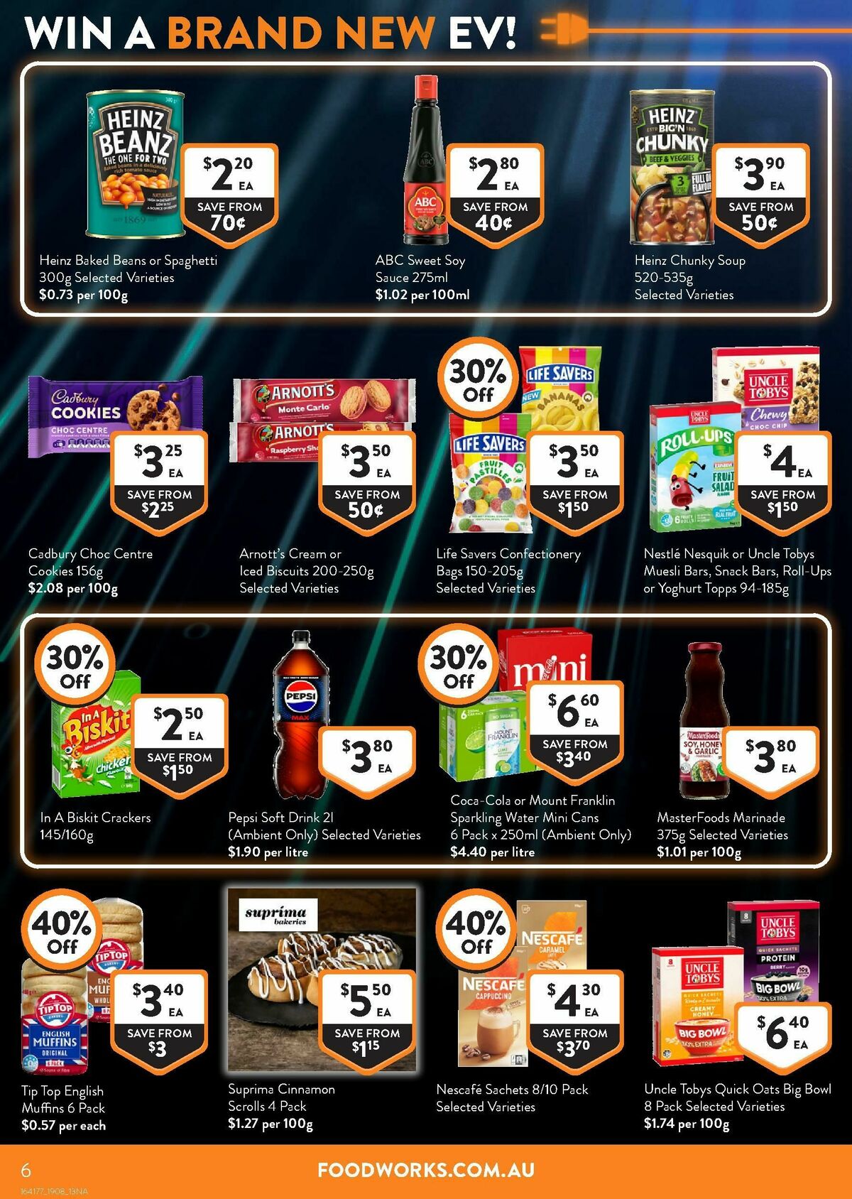 FoodWorks Catalogues from 19 August