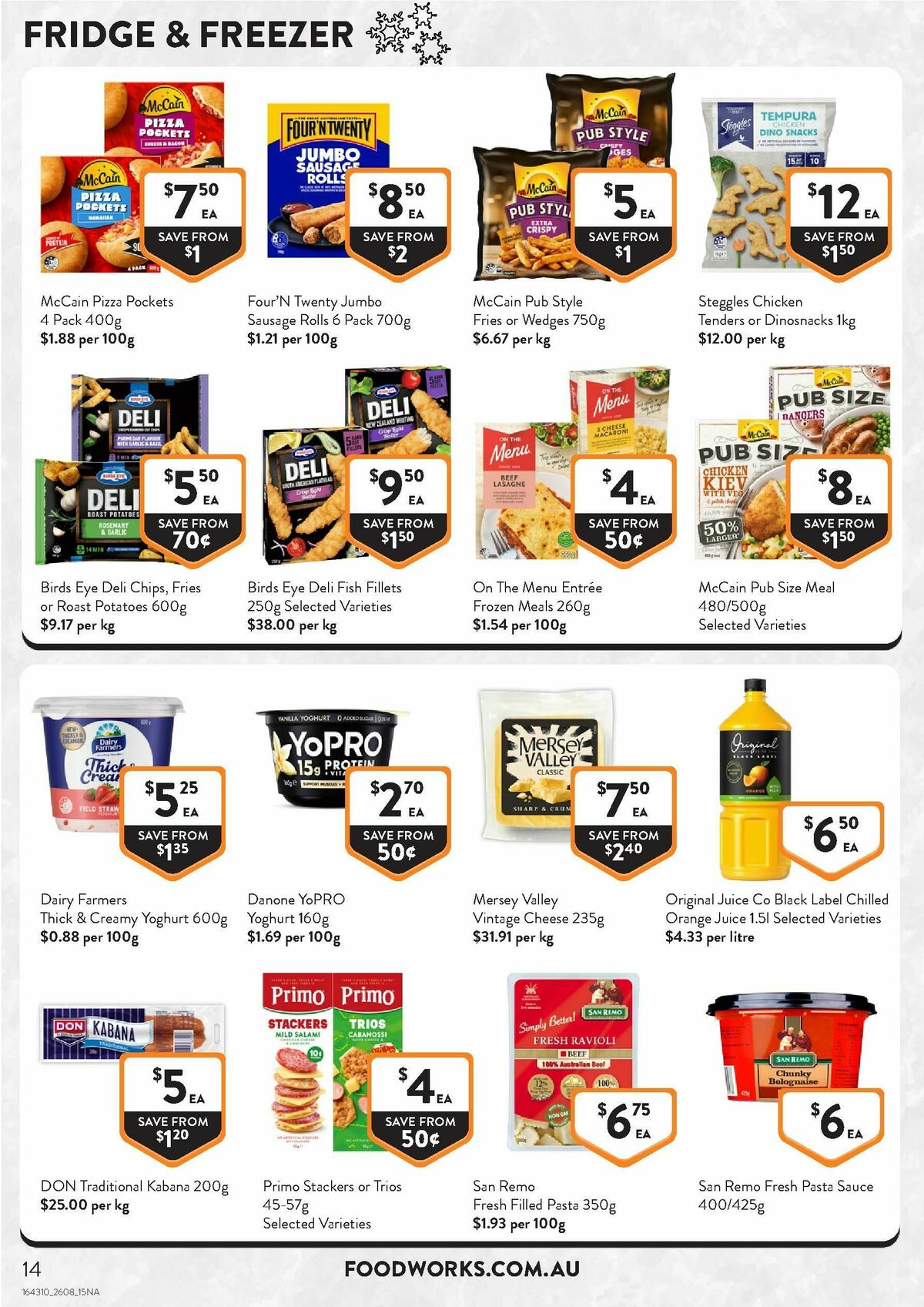 FoodWorks Catalogues from 26 August