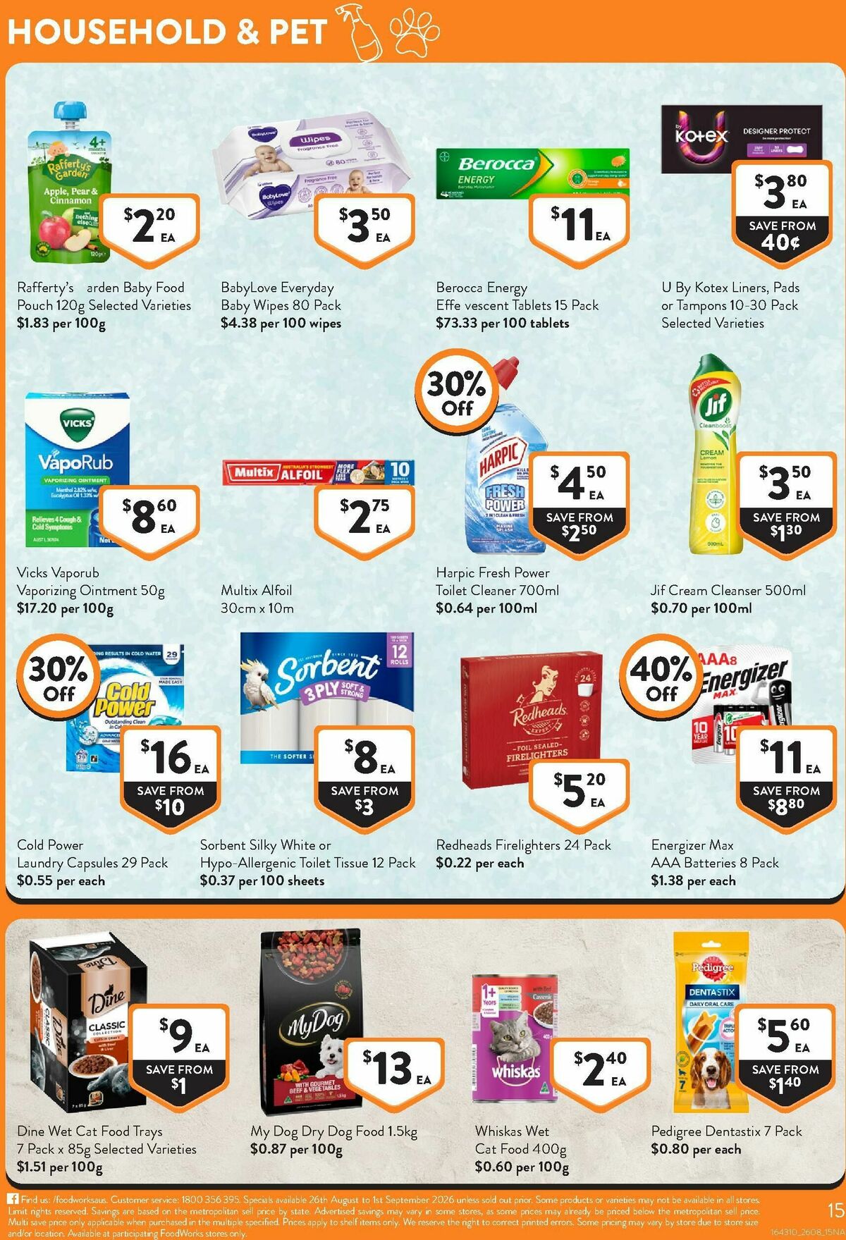 FoodWorks Catalogues from 26 August