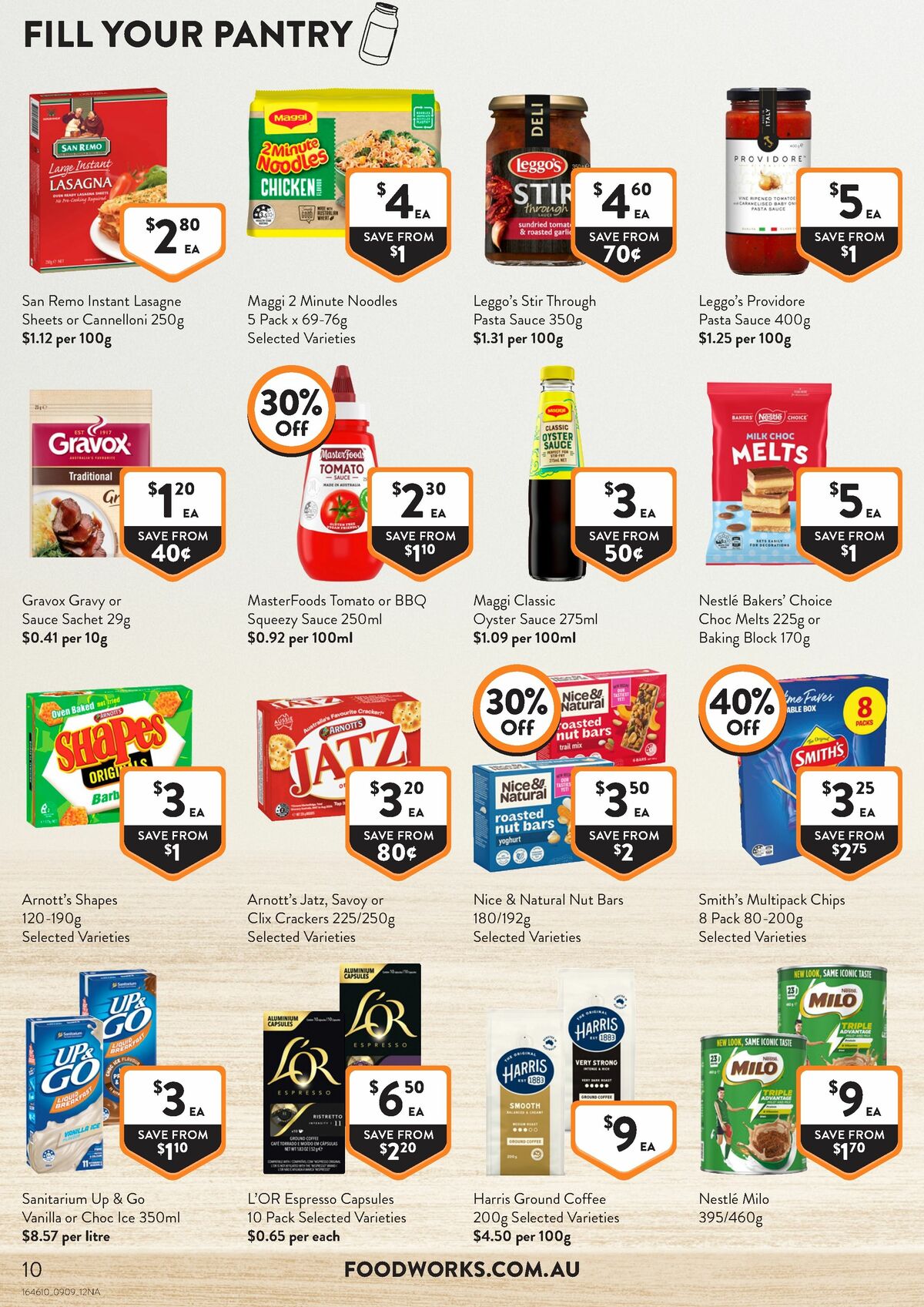FoodWorks Catalogues from 9 September
