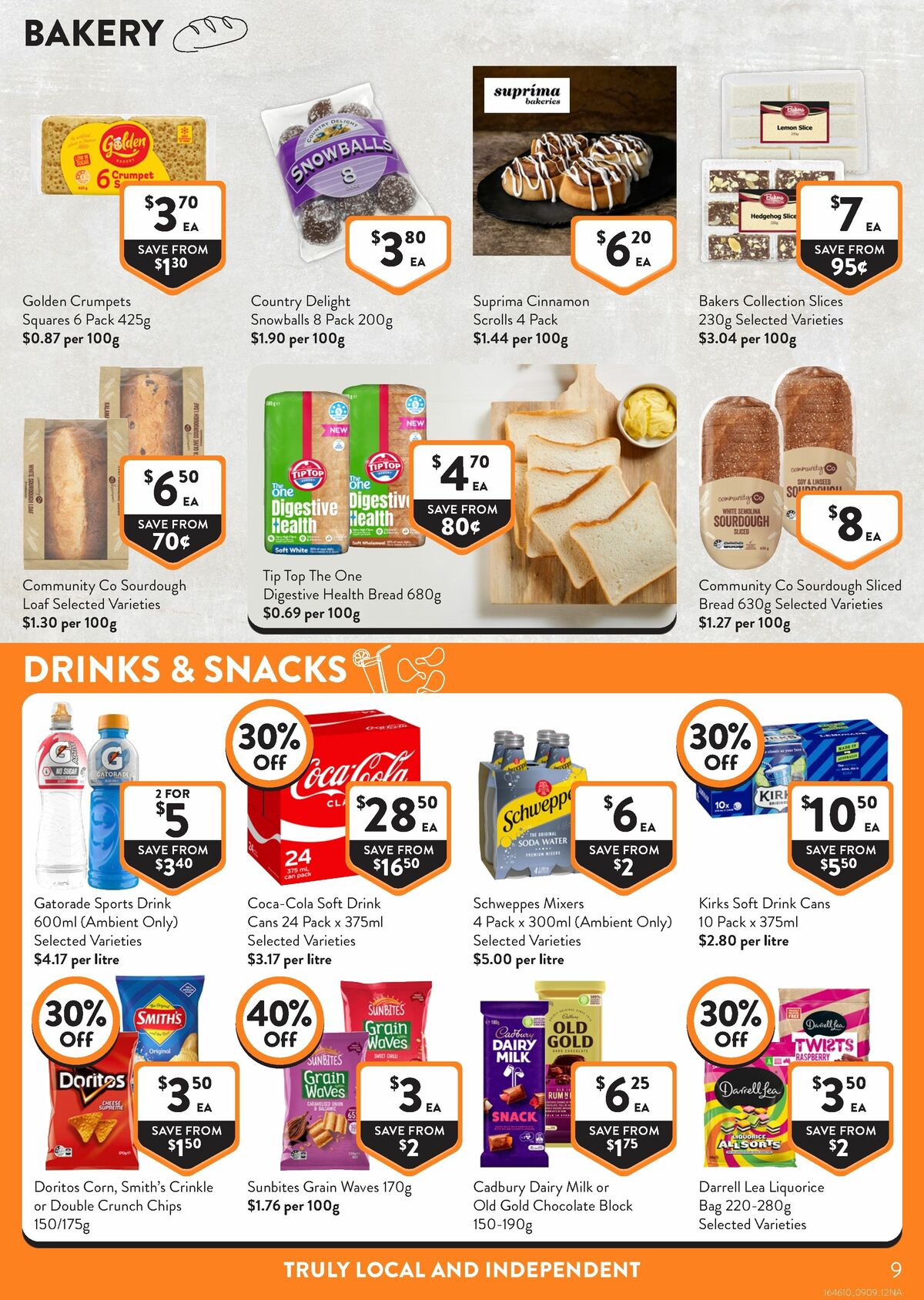 FoodWorks Catalogues from 9 September