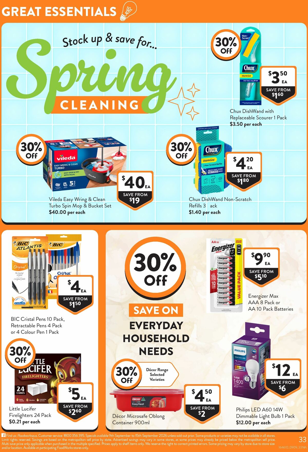 FoodWorks Supermarket Catalogues from 9 September