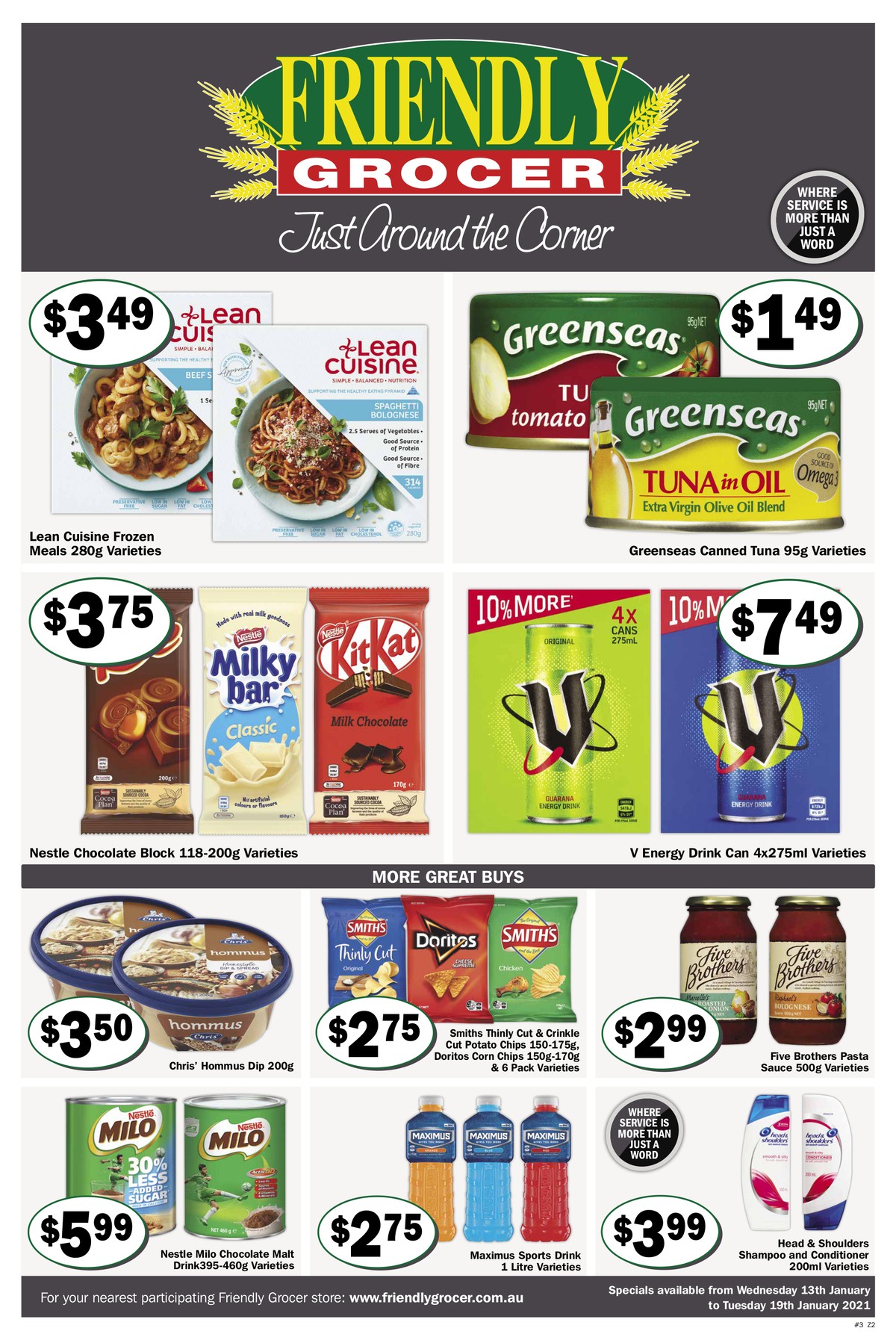 Friendly Grocer Catalogues from 13 January