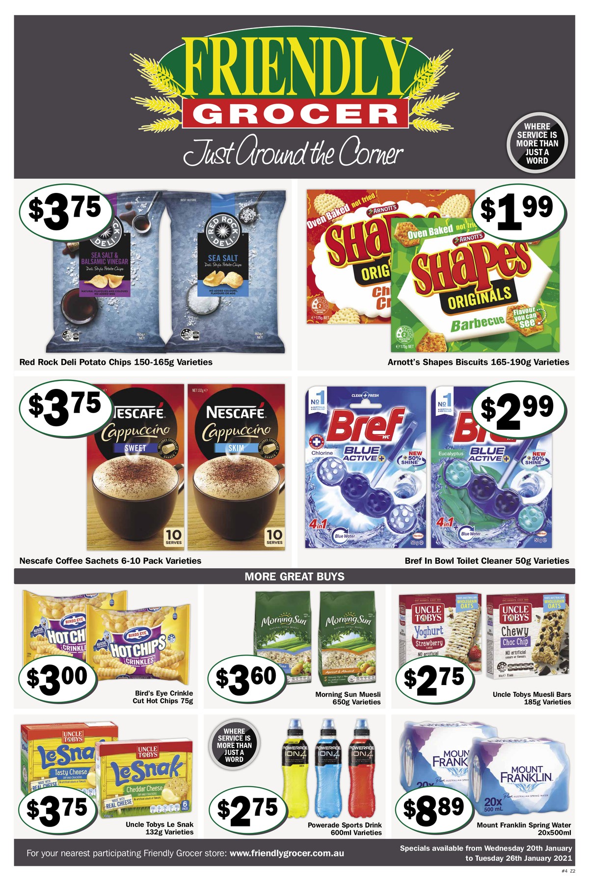Friendly Grocer Catalogues from 20 January