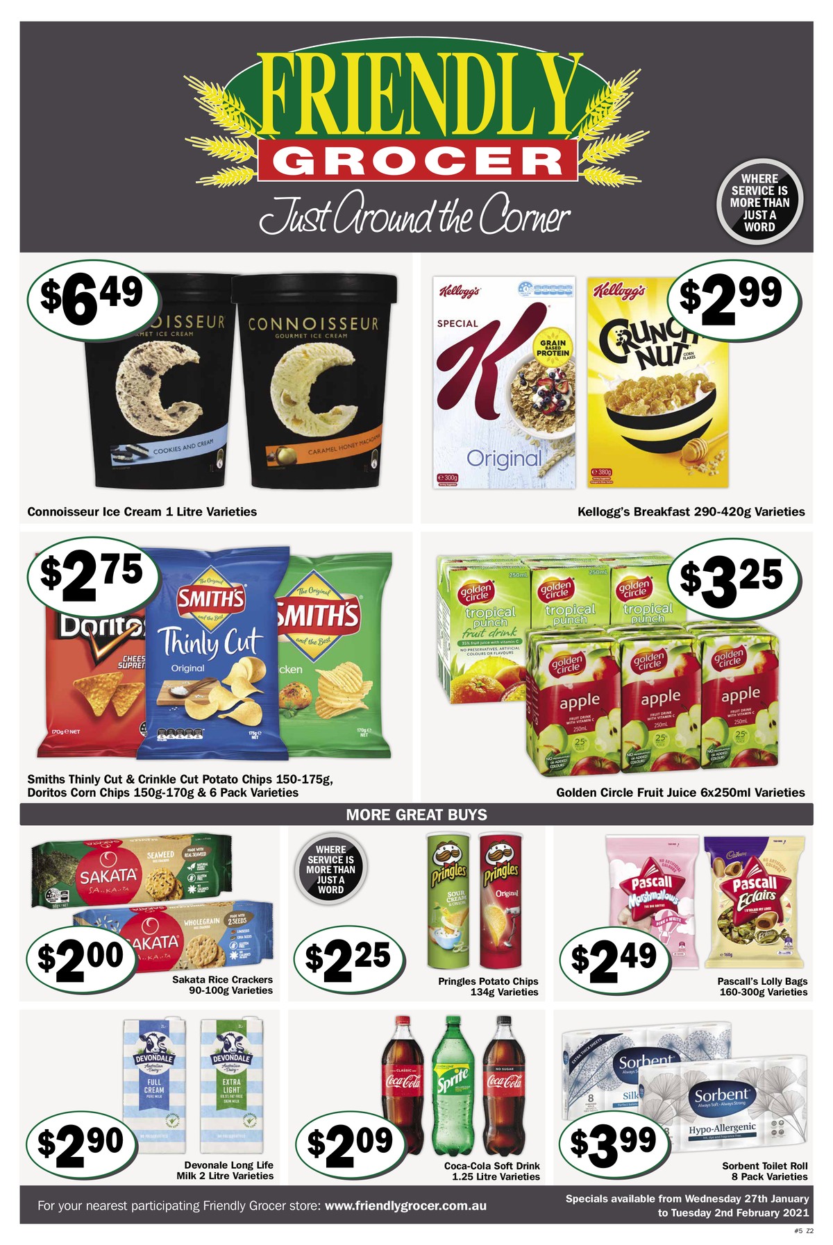 Friendly Grocer Catalogues from 27 January