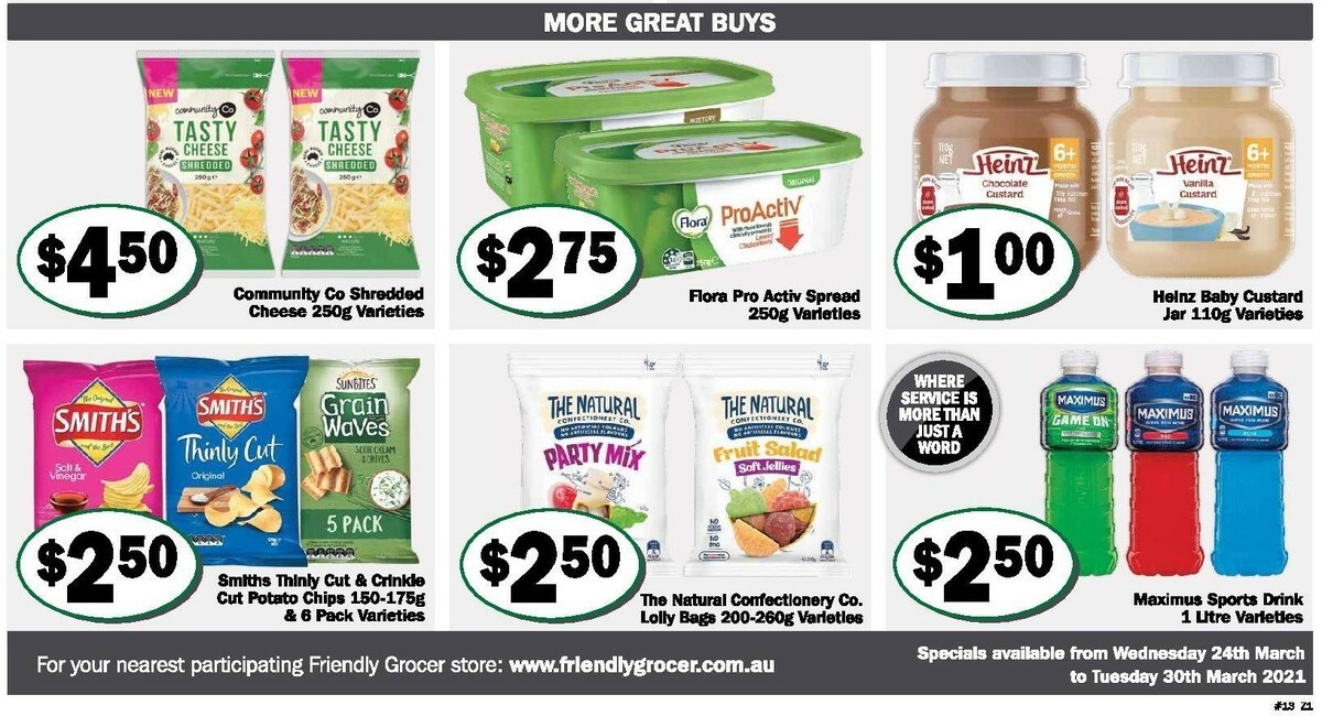 Friendly Grocer Catalogues from 24 March