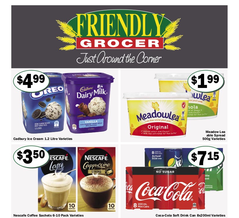 Friendly Grocer Catalogues from 26 May