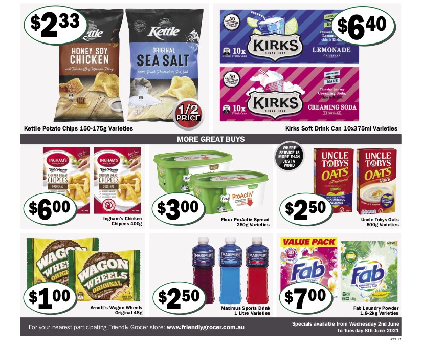 Friendly Grocer Catalogues from 2 June