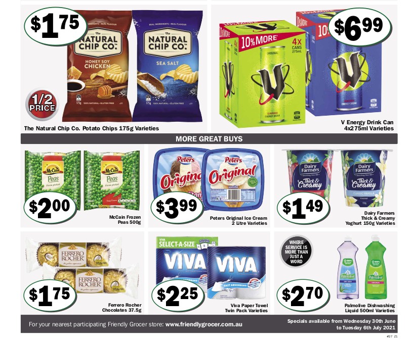 Friendly Grocer Catalogues from 30 June
