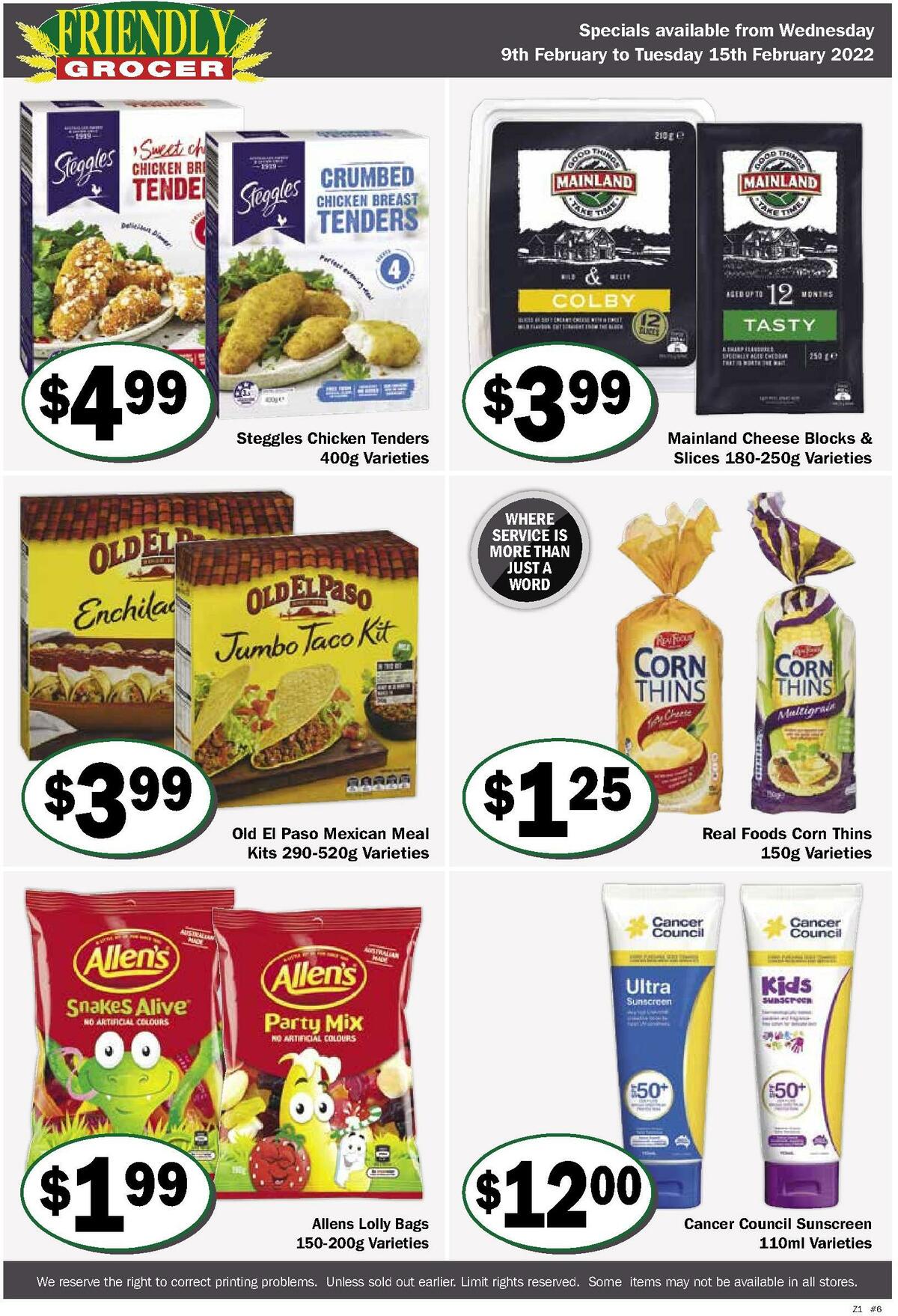 Friendly Grocer Catalogues from 9 February