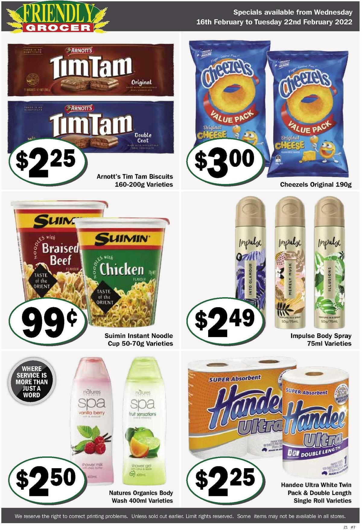 Friendly Grocer Catalogues from 16 February