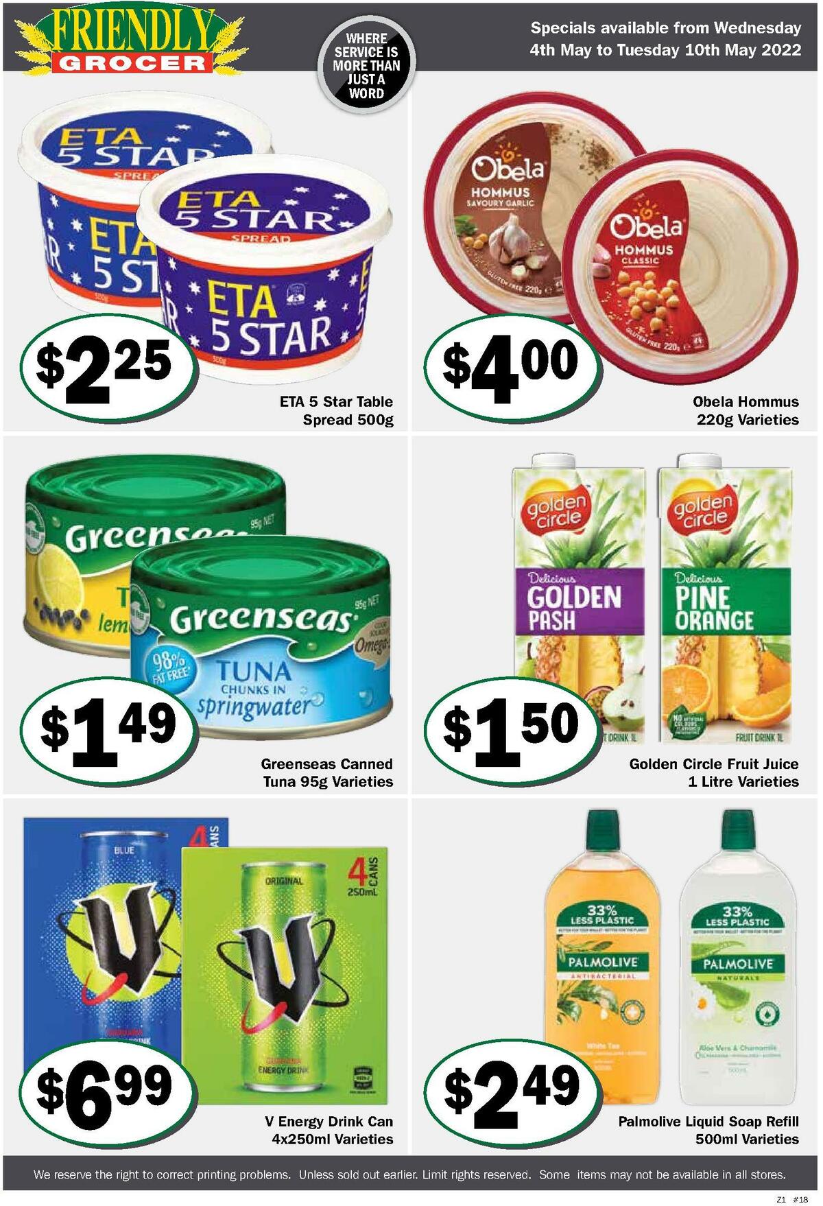 Friendly Grocer Catalogues from 4 May