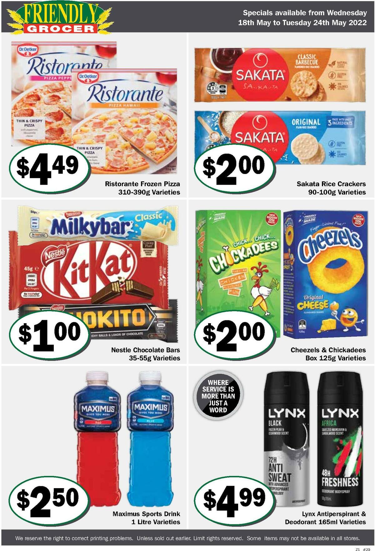 Friendly Grocer Catalogues from 18 May