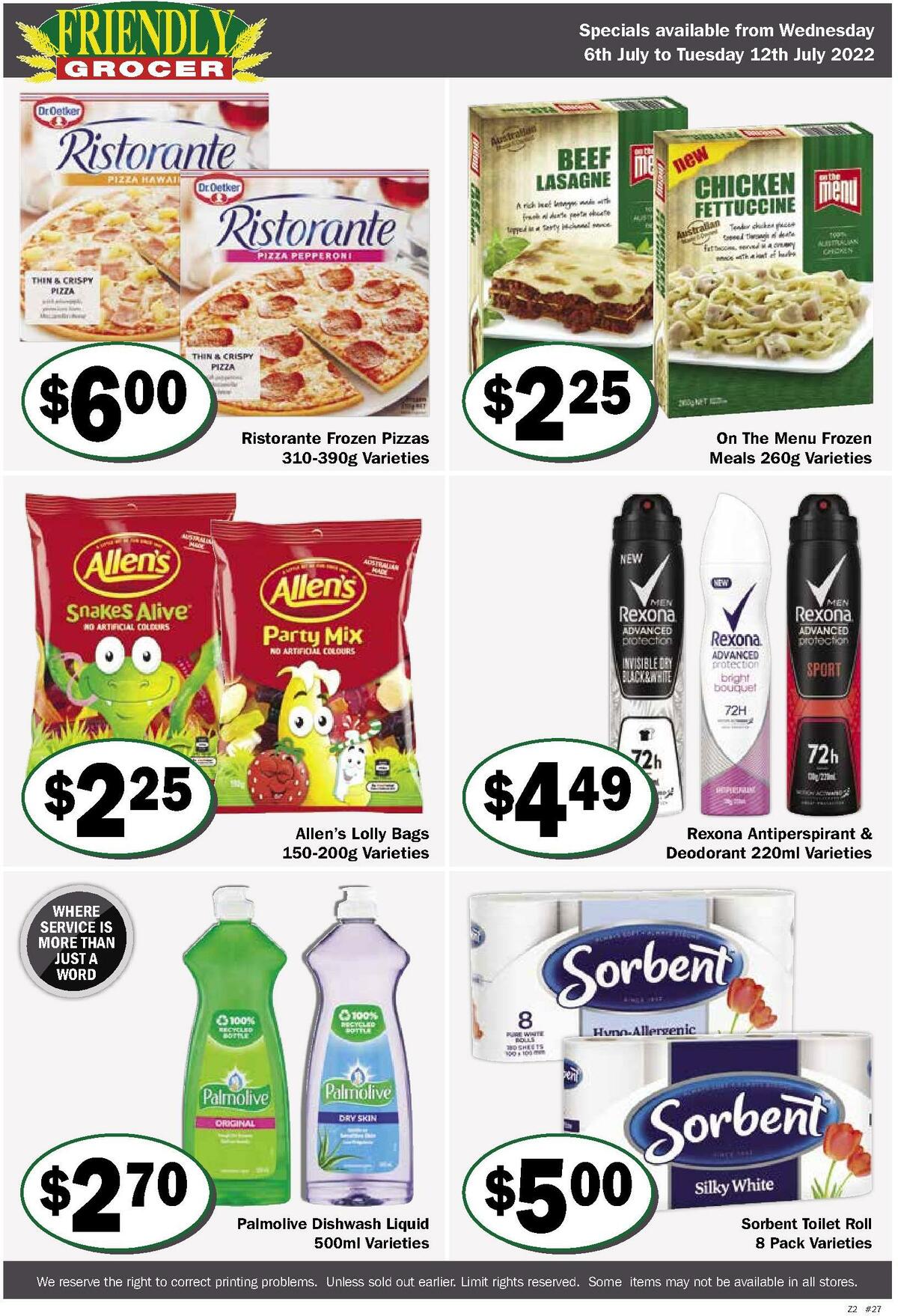 Friendly Grocer Catalogues from 6 July