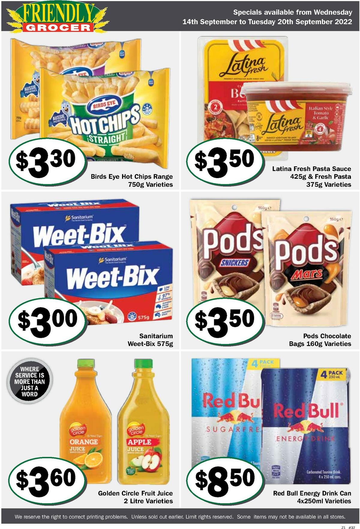 Friendly Grocer Catalogues from 14 September