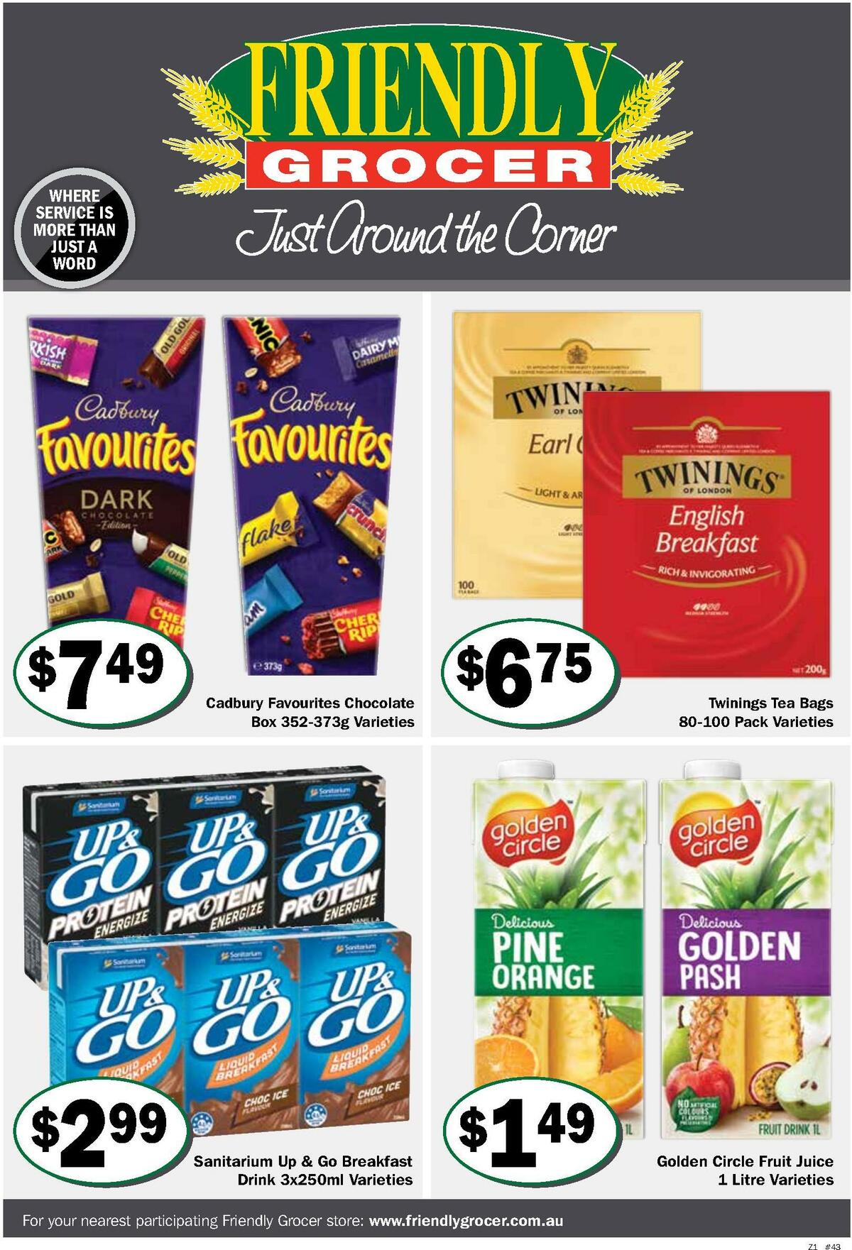 Friendly Grocer Catalogues from 26 October