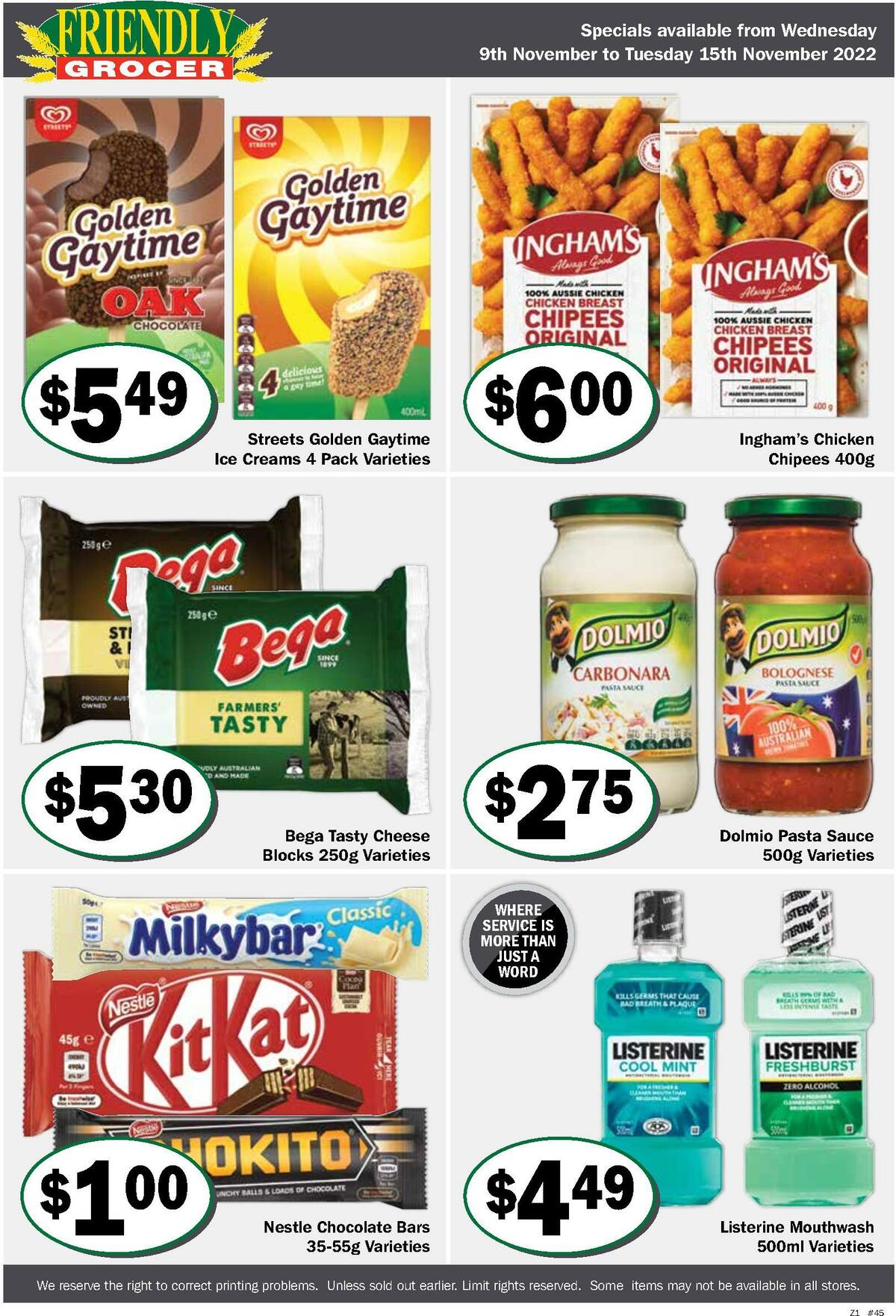 Friendly Grocer Catalogues from 9 November