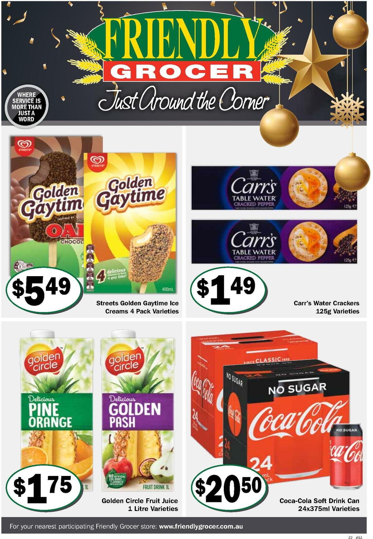 Friendly Grocer Catalogues from 21 December