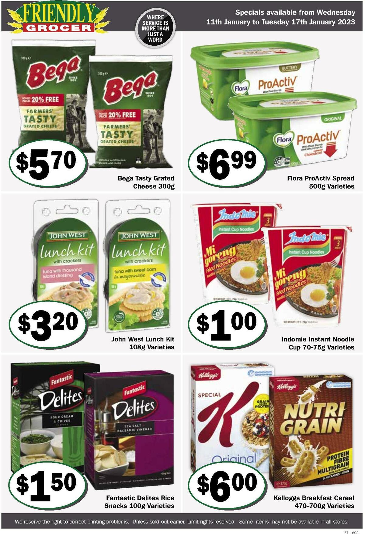 Friendly Grocer Catalogues from 11 January