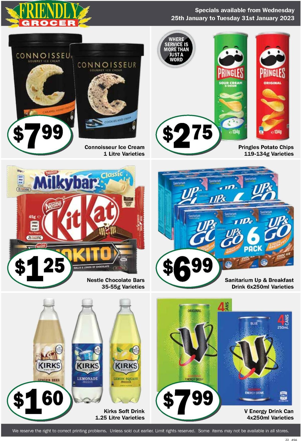 Friendly Grocer Catalogues from 25 January