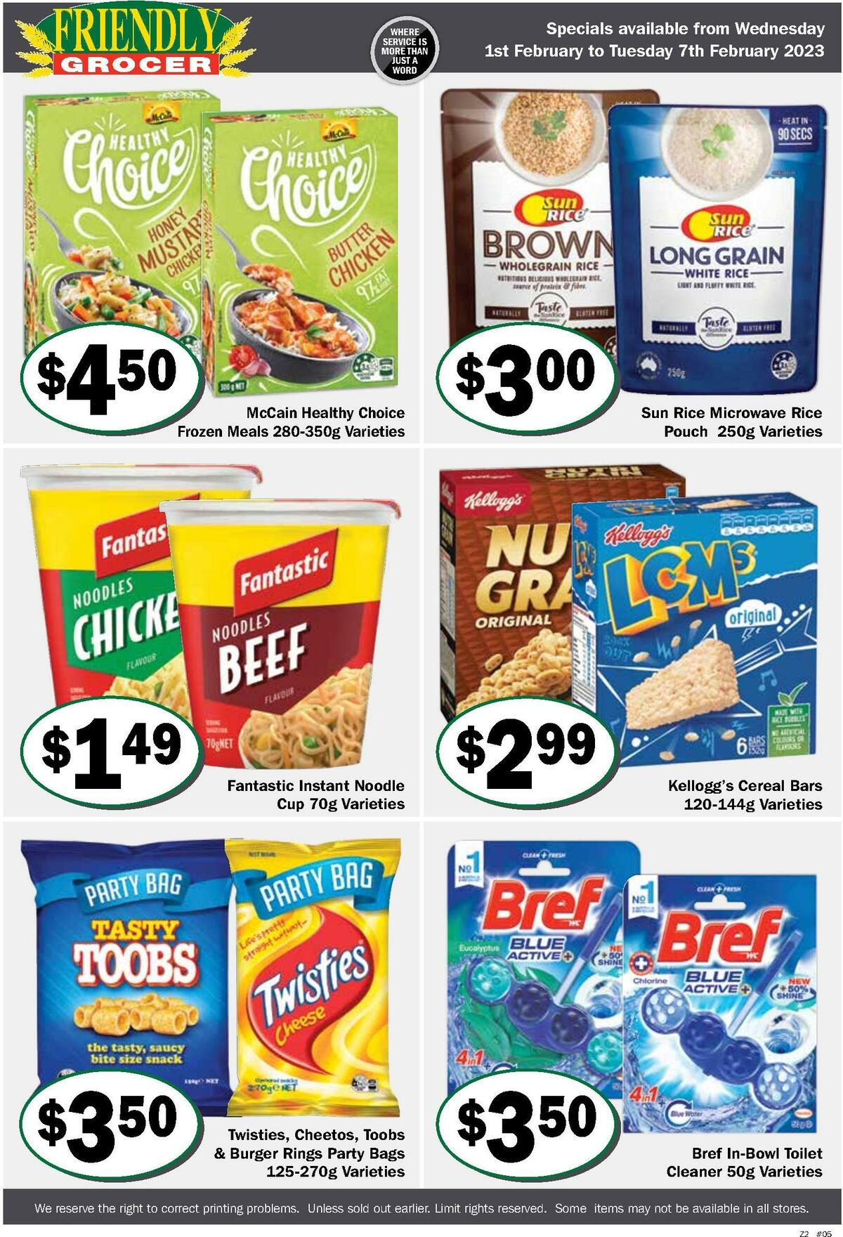 Friendly Grocer Catalogues from 1 February