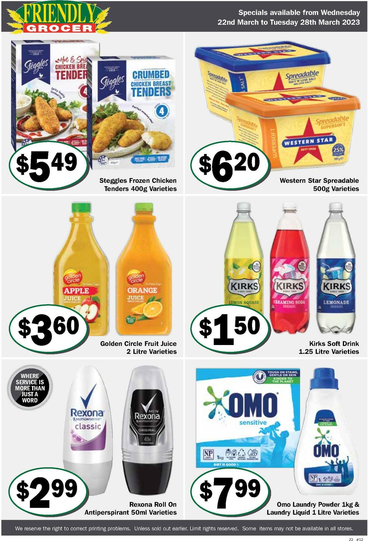 Friendly Grocer Catalogues from 22 March