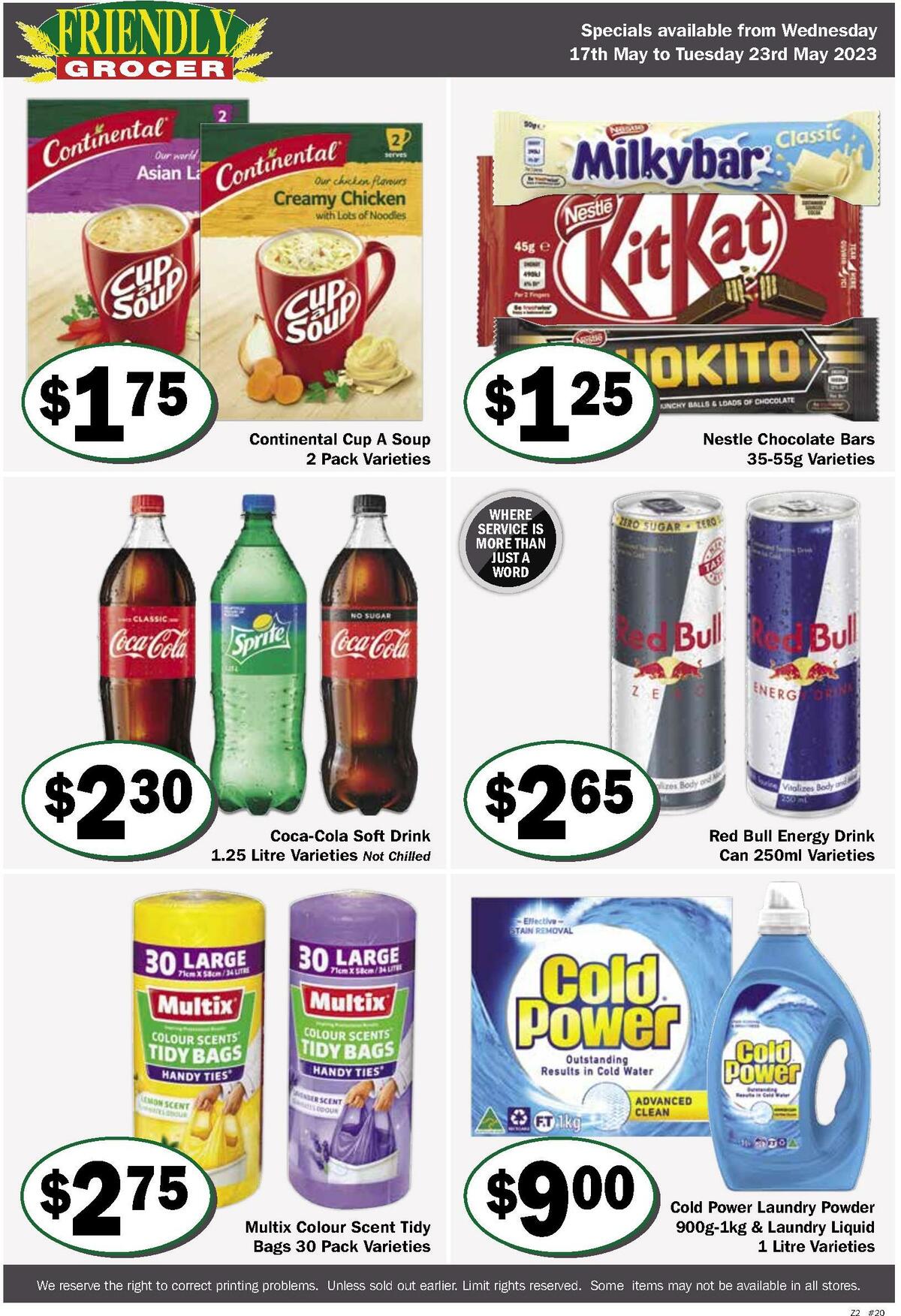 Friendly Grocer Catalogues from 17 May