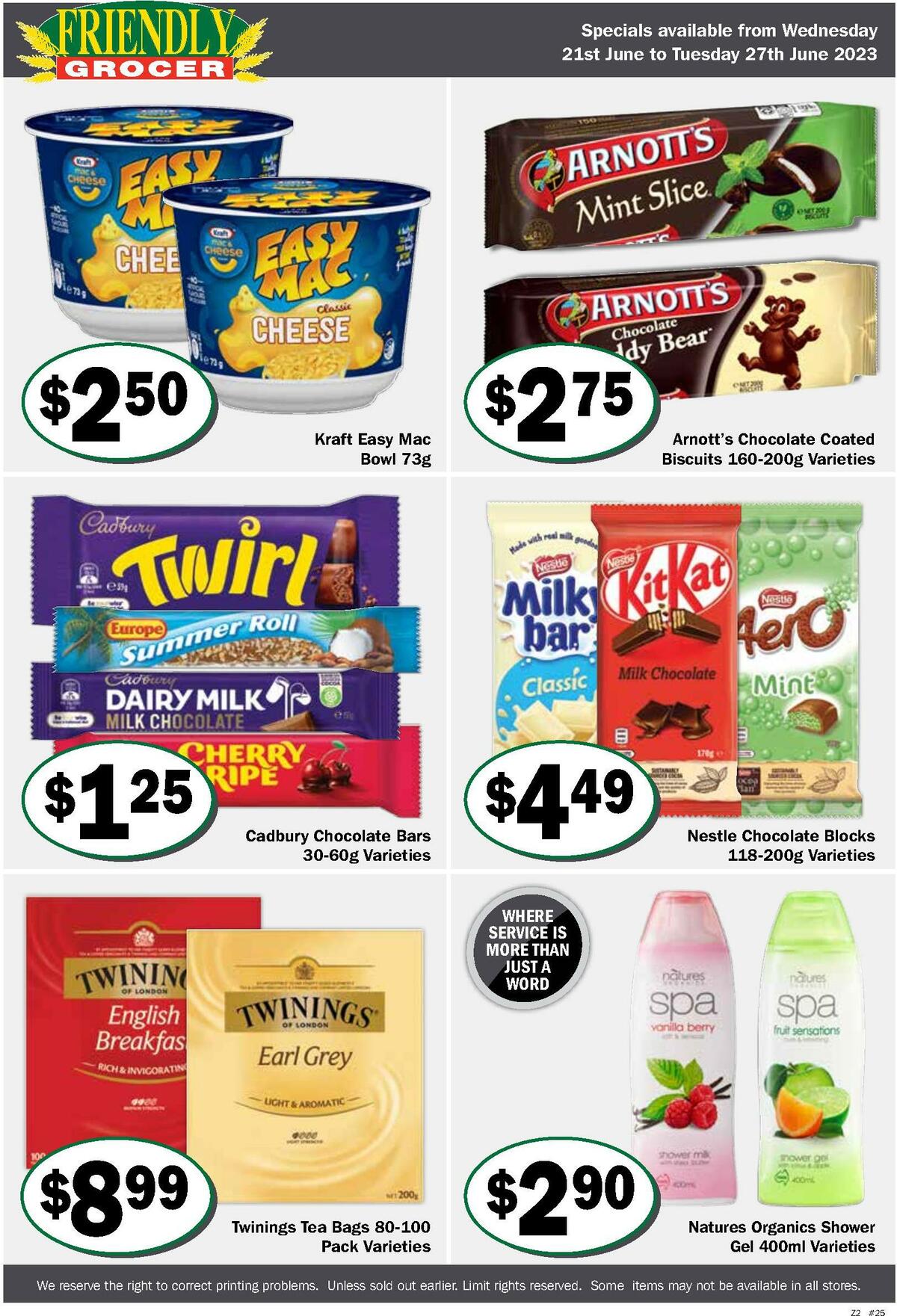 Friendly Grocer Catalogues from 21 June