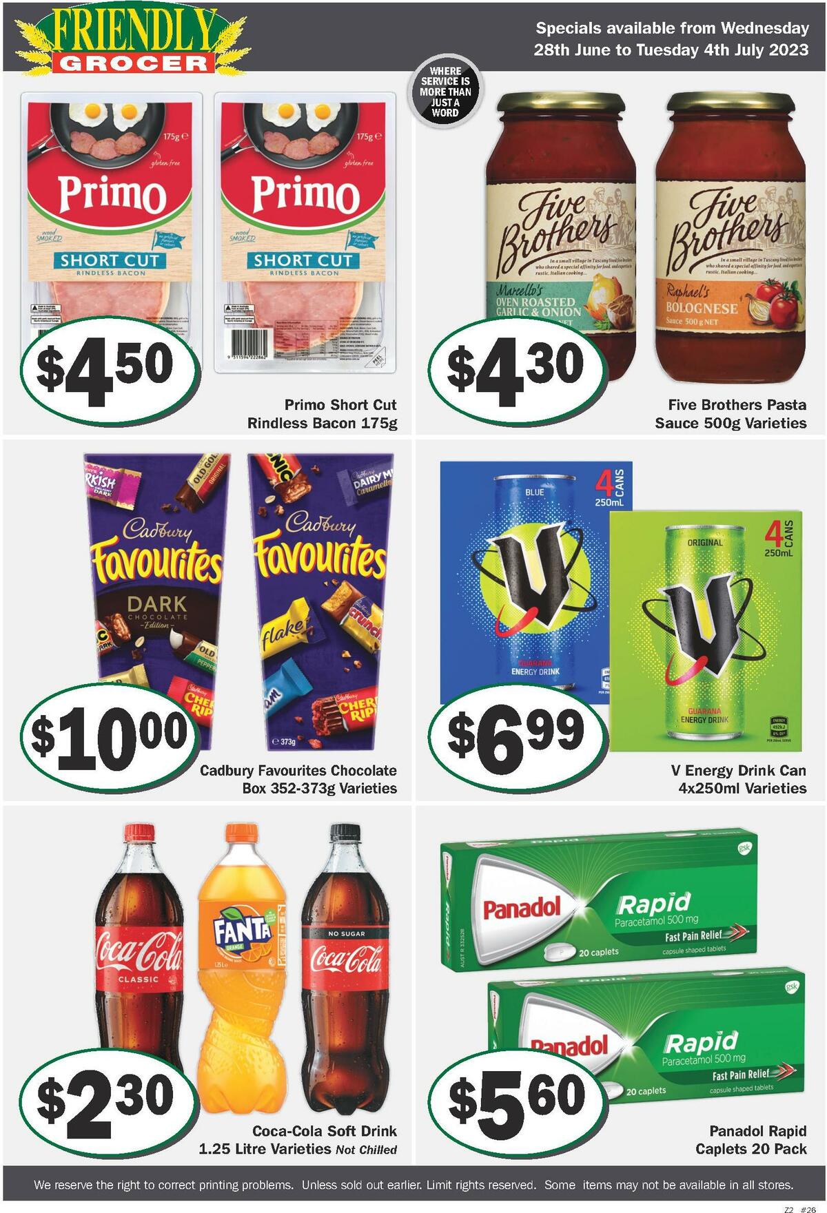 Friendly Grocer Catalogues from 28 June