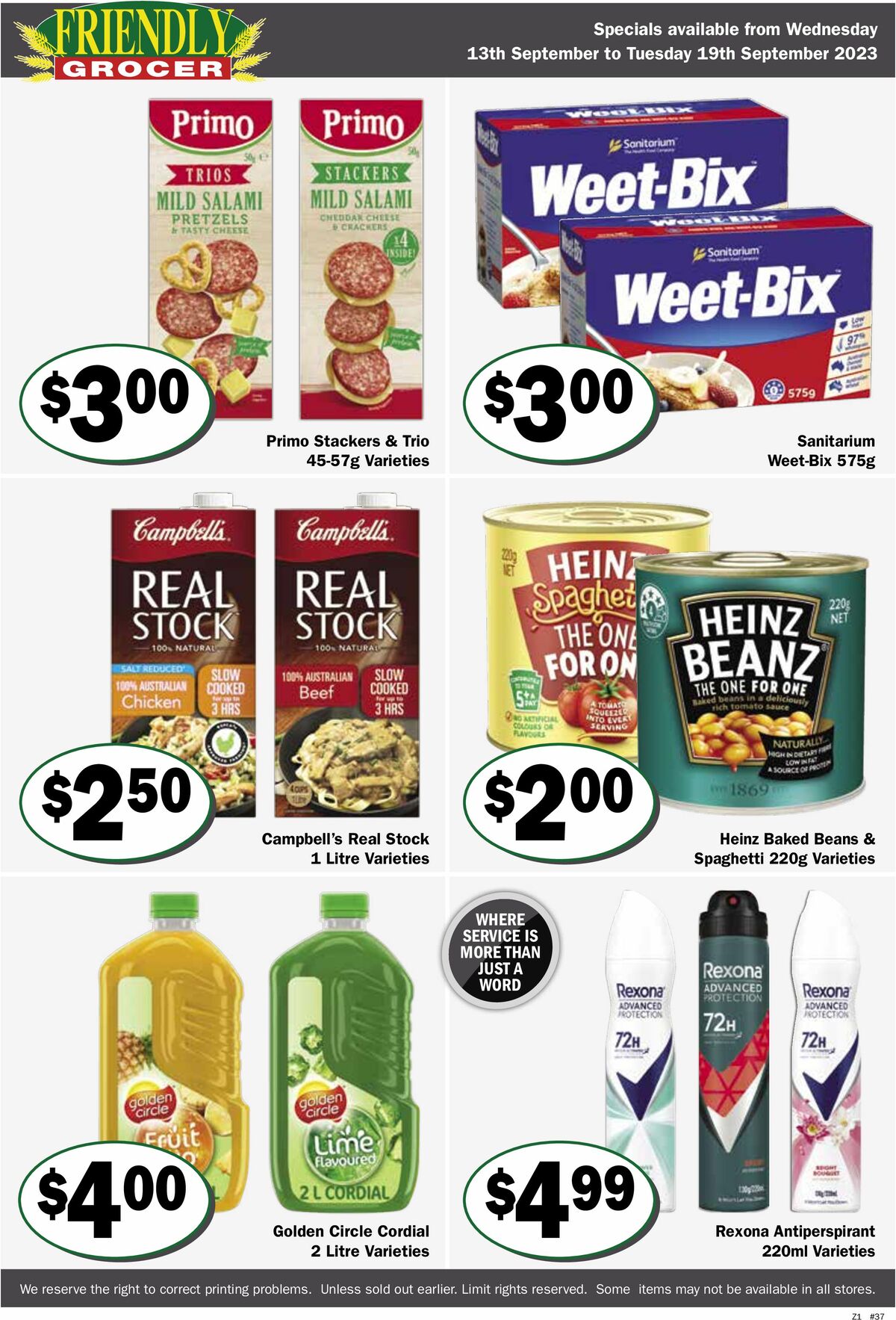 Friendly Grocer Catalogues from 13 September