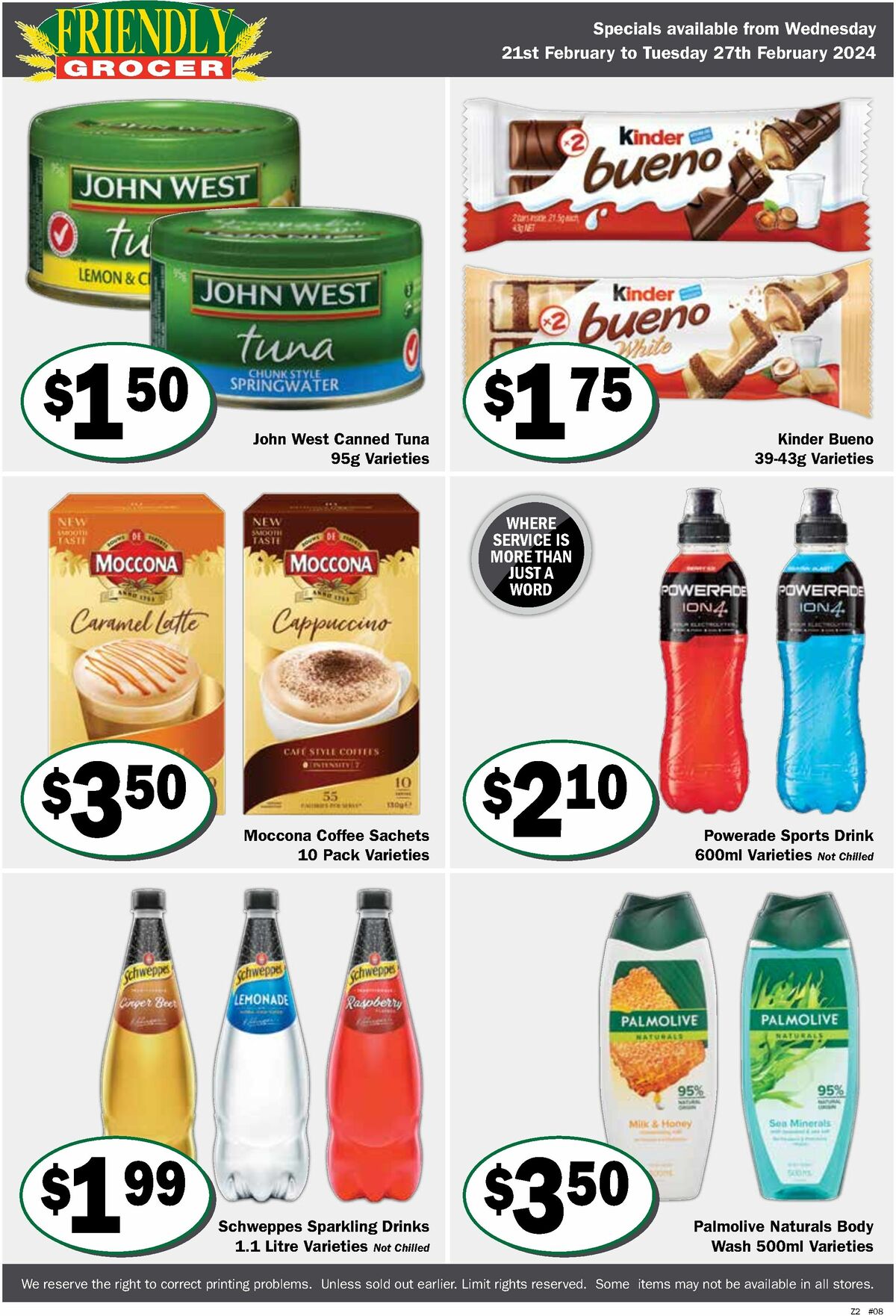 Friendly Grocer Catalogues from 21 February