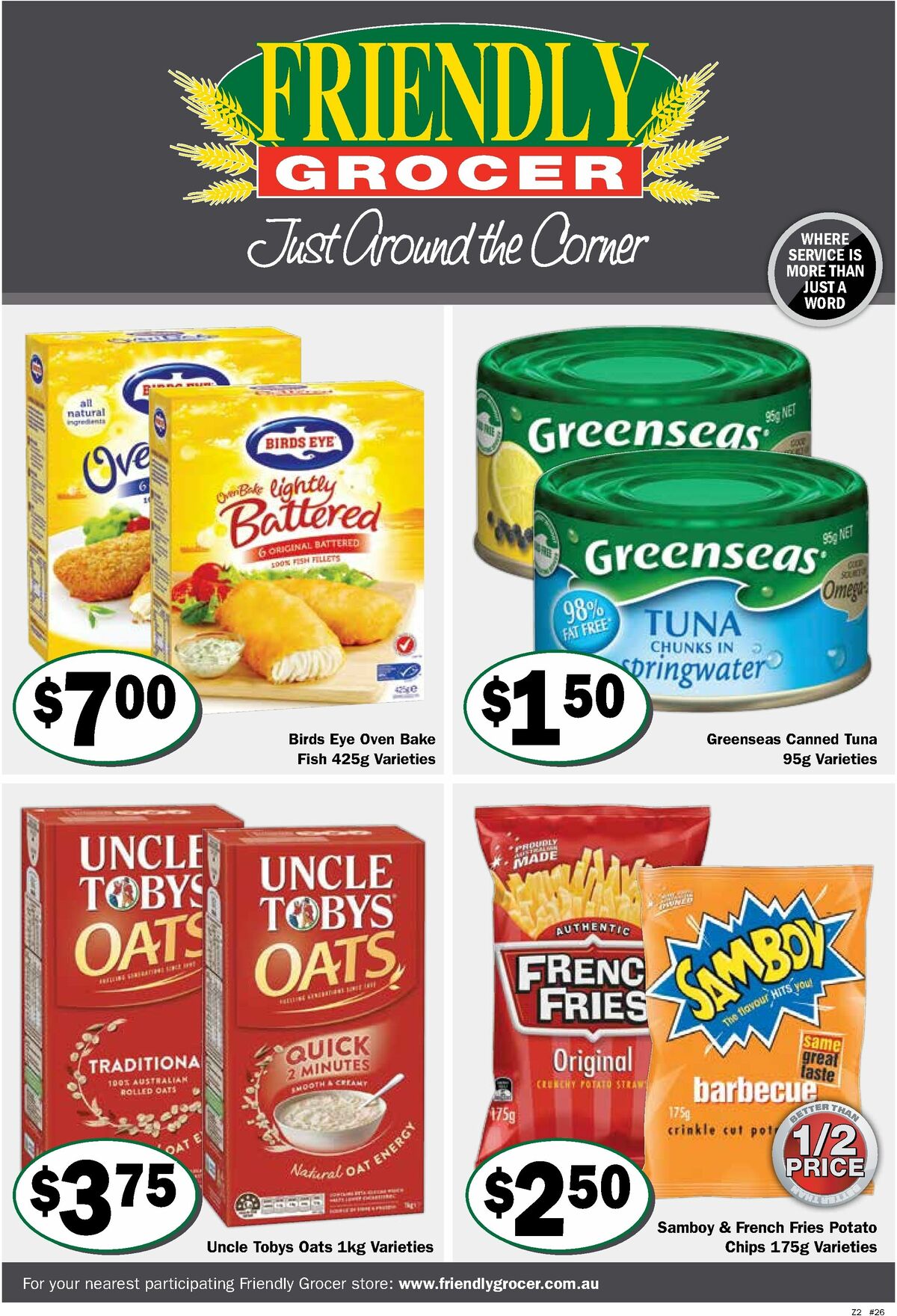 Friendly Grocer Catalogues from 26 June