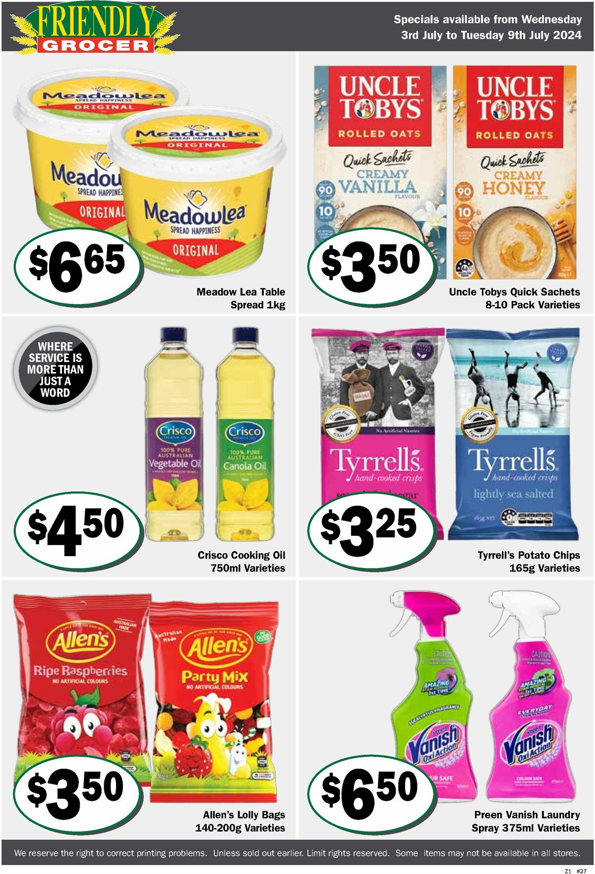 Friendly Grocer Catalogues from 3 July