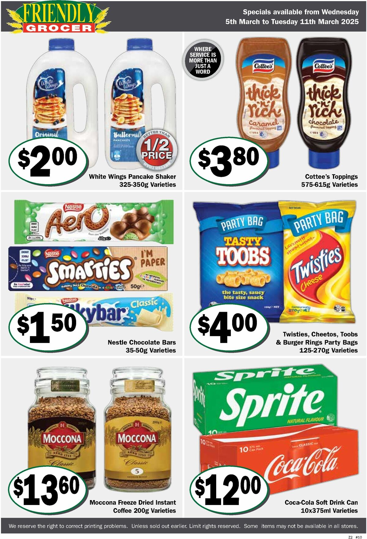 Friendly Grocer Catalogues from 5 March