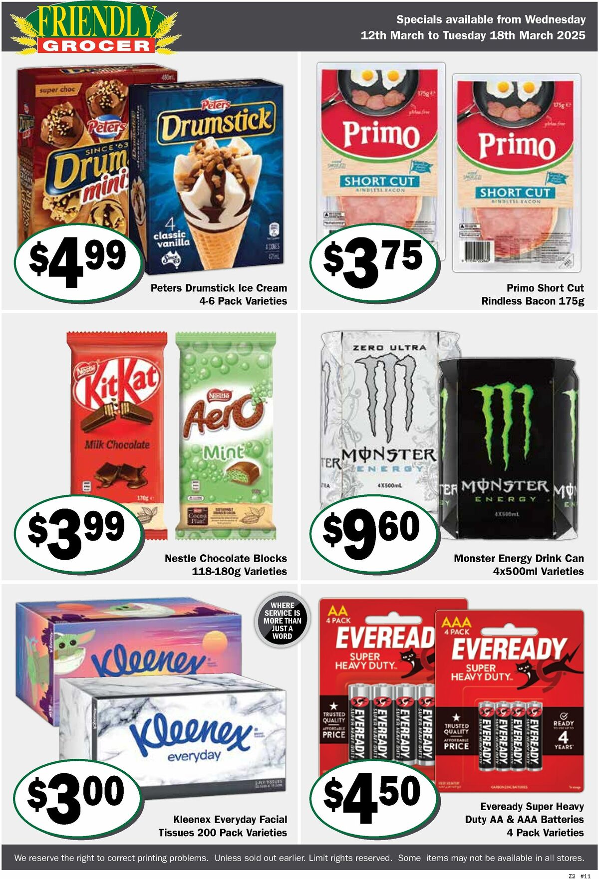 Friendly Grocer Catalogues from 12 March