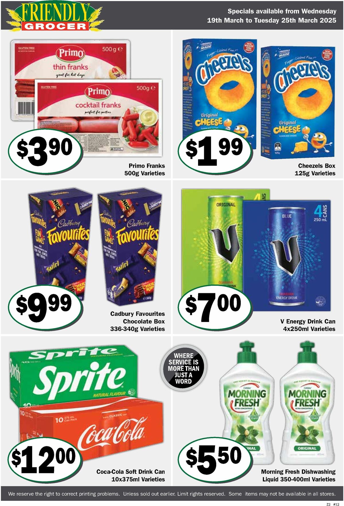 Friendly Grocer Catalogues from 19 March