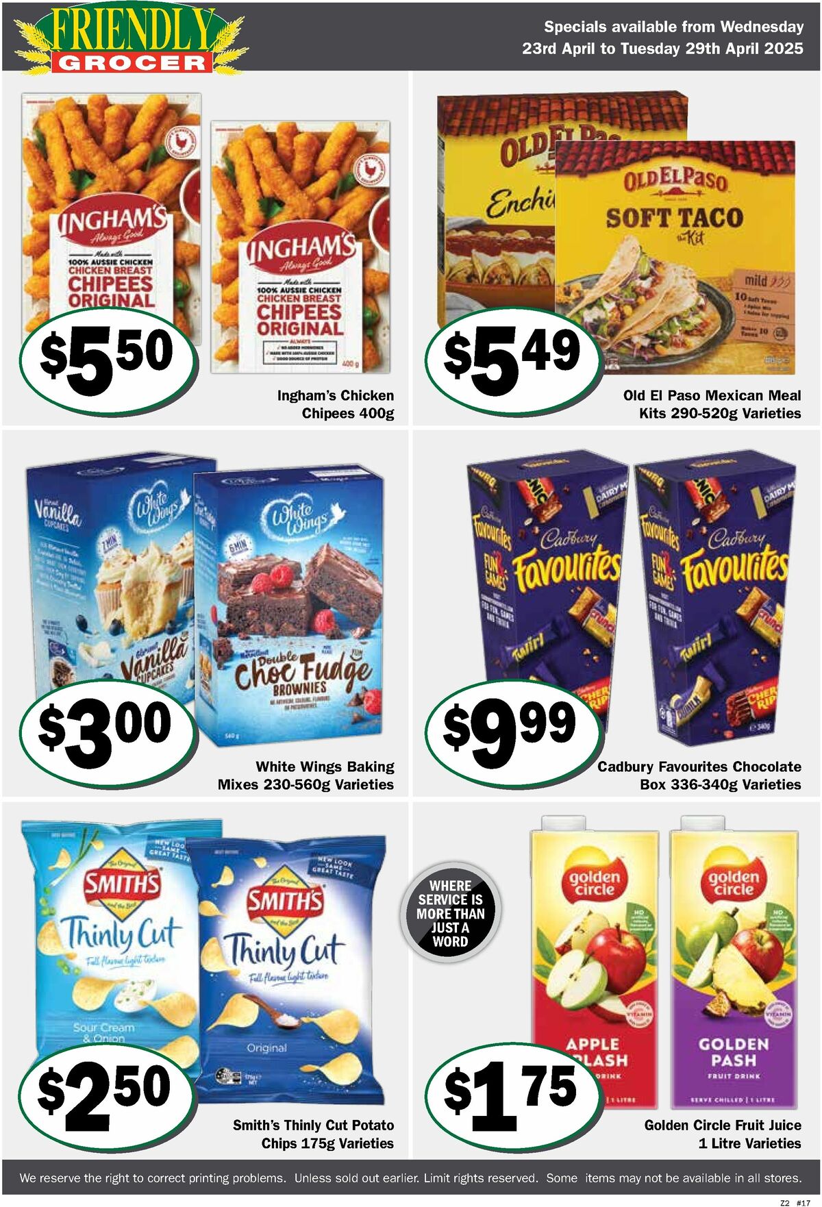 Friendly Grocer Catalogues from 23 April
