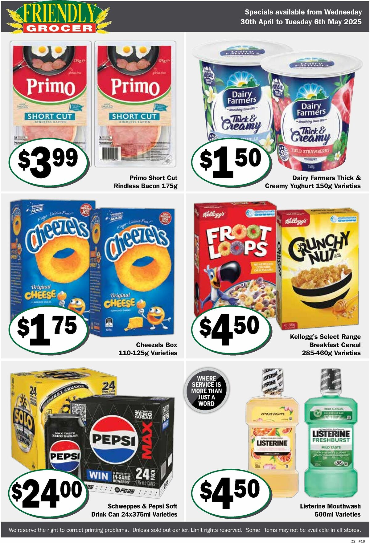 Friendly Grocer Catalogues from 30 April