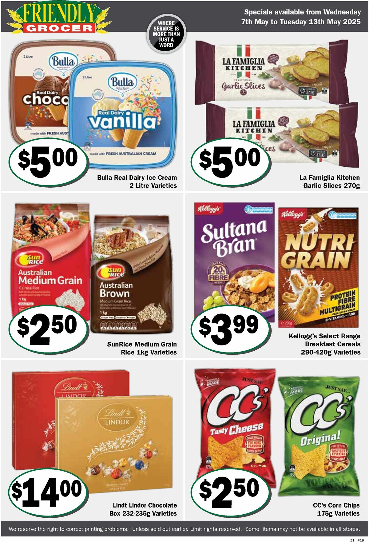 Friendly Grocer Catalogues from 7 May