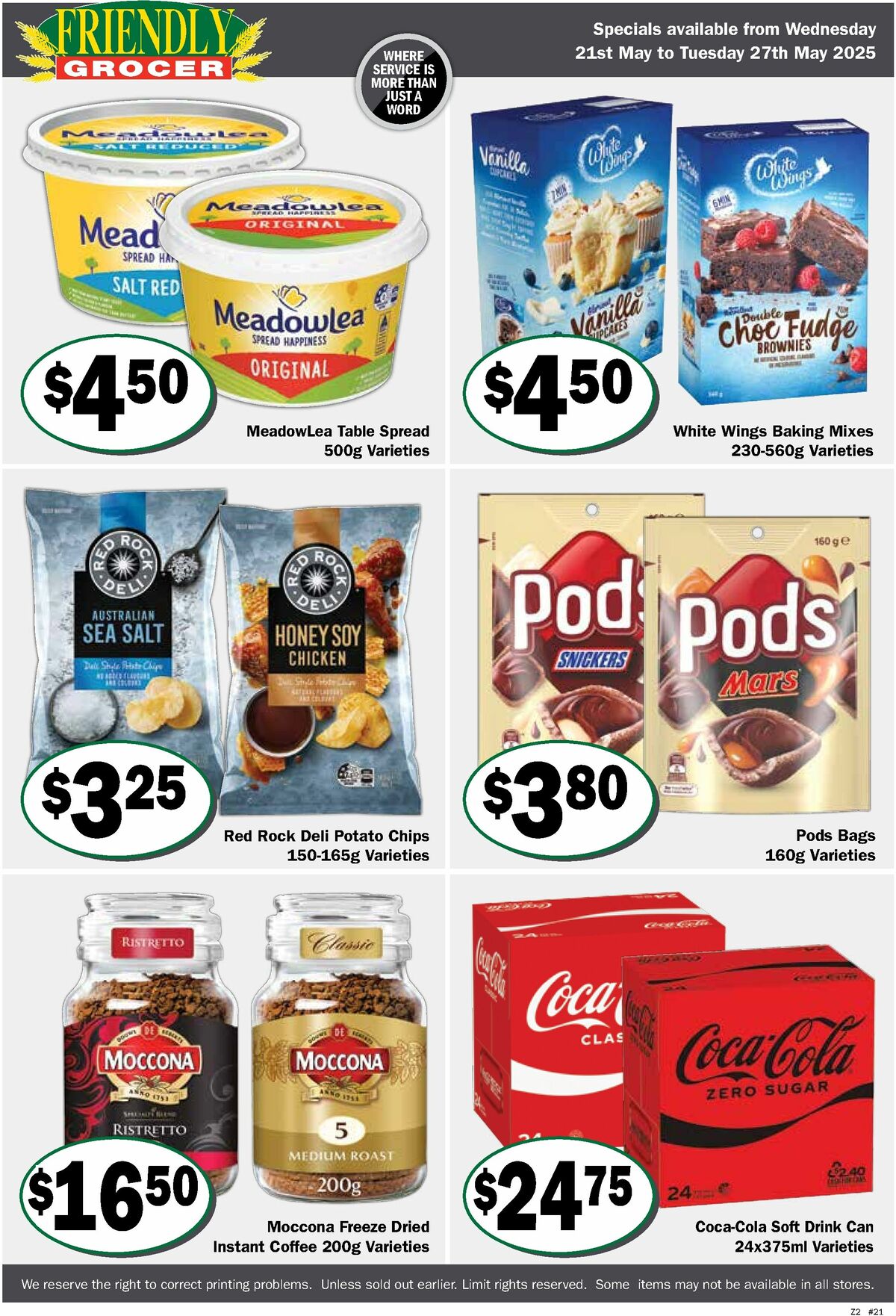 Friendly Grocer Catalogues from 21 May