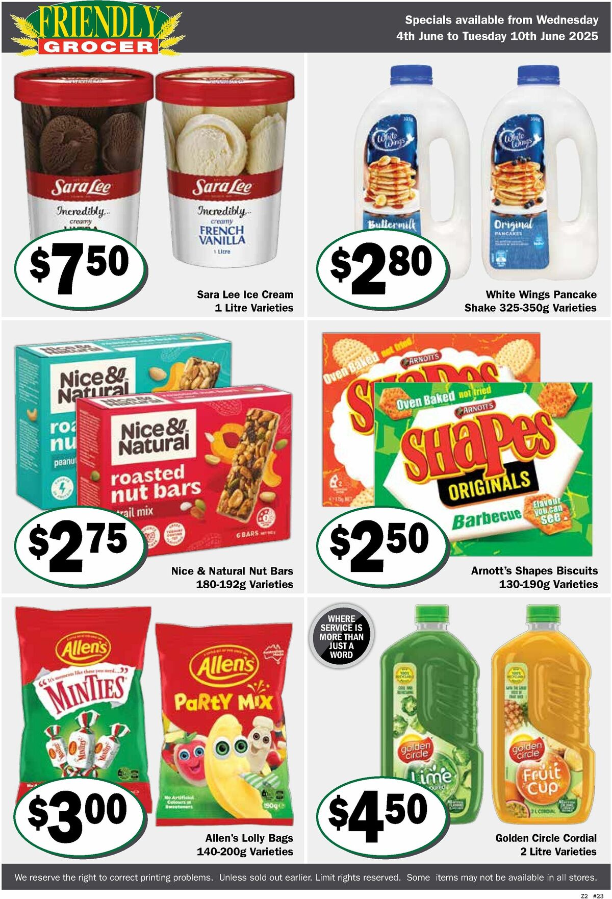 Friendly Grocer Catalogues from 4 June