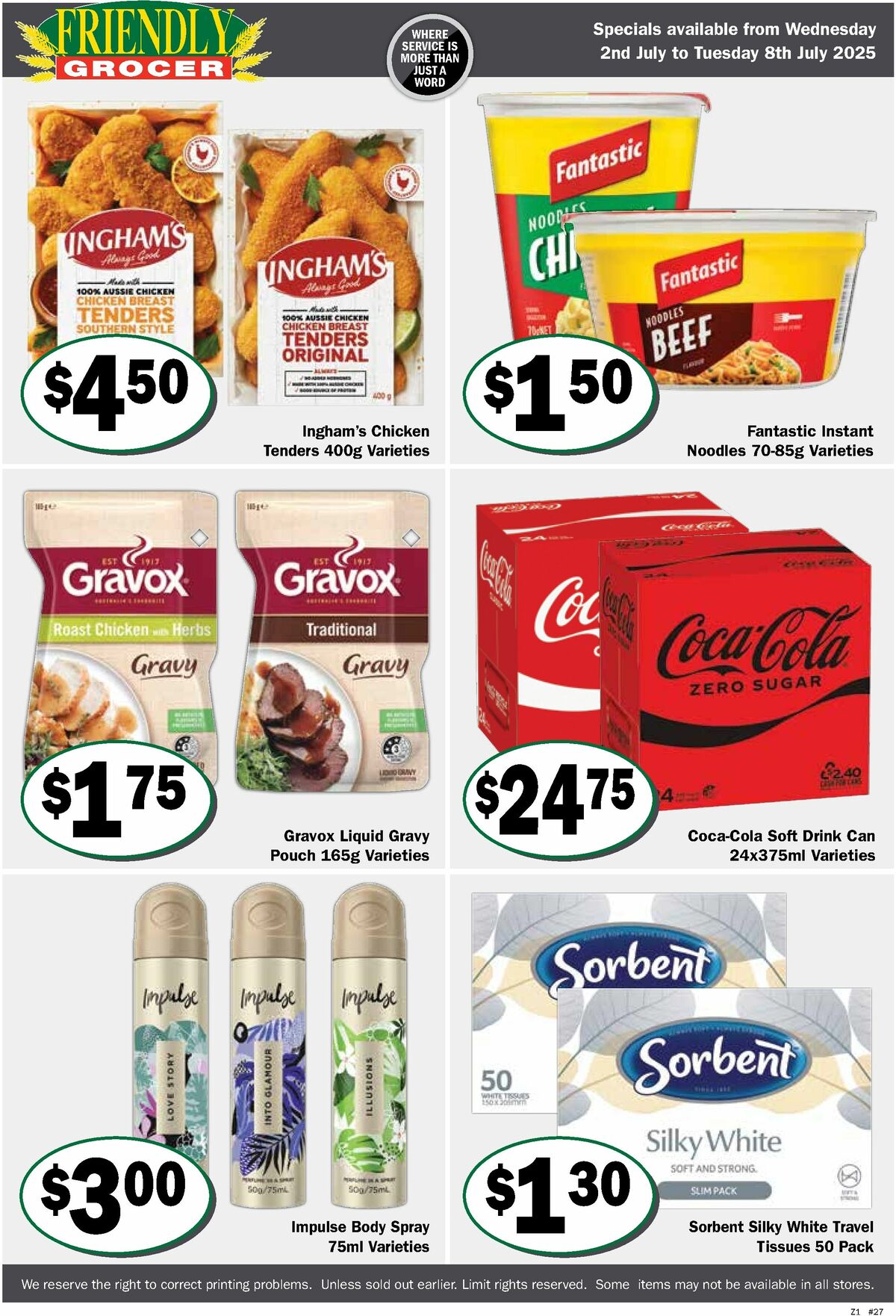 Friendly Grocer Catalogues from 2 July