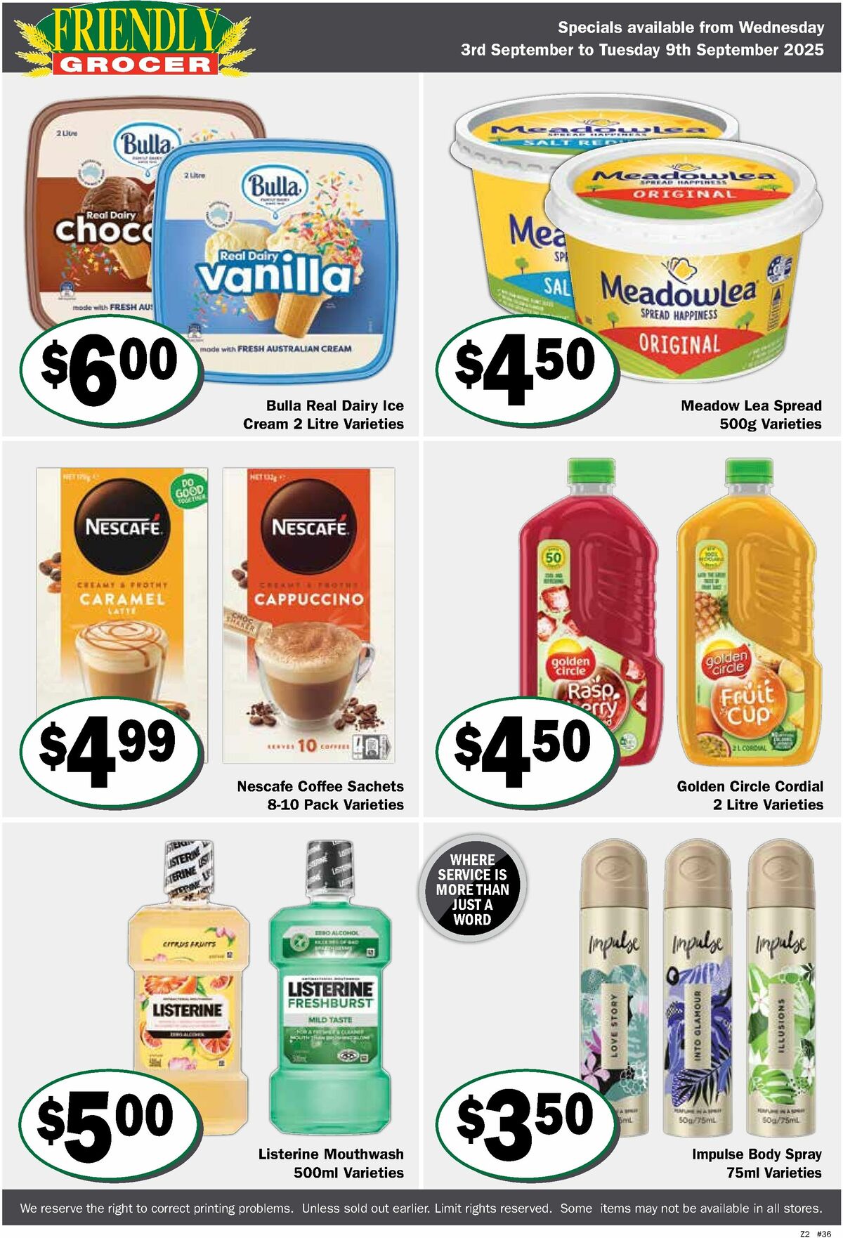 Friendly Grocer Catalogues from 3 September