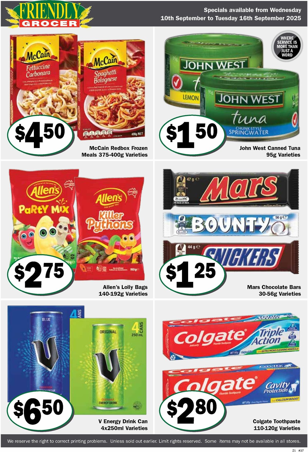 Friendly Grocer Catalogues from 10 September