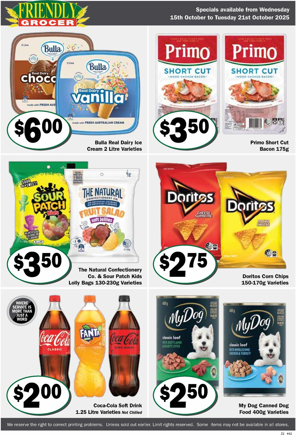 Friendly Grocer Catalogues from 15 October