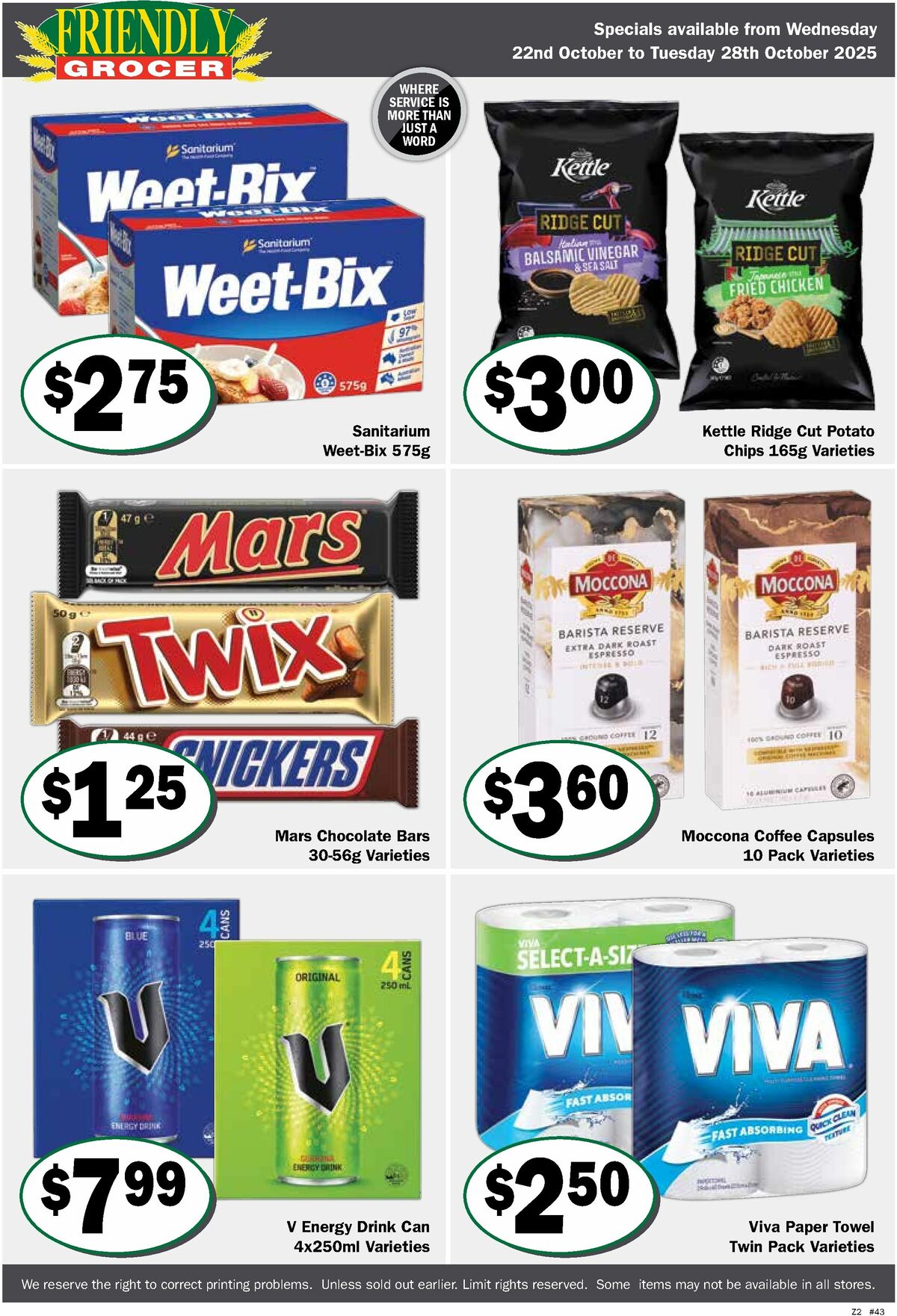 Friendly Grocer Catalogues from 22 October