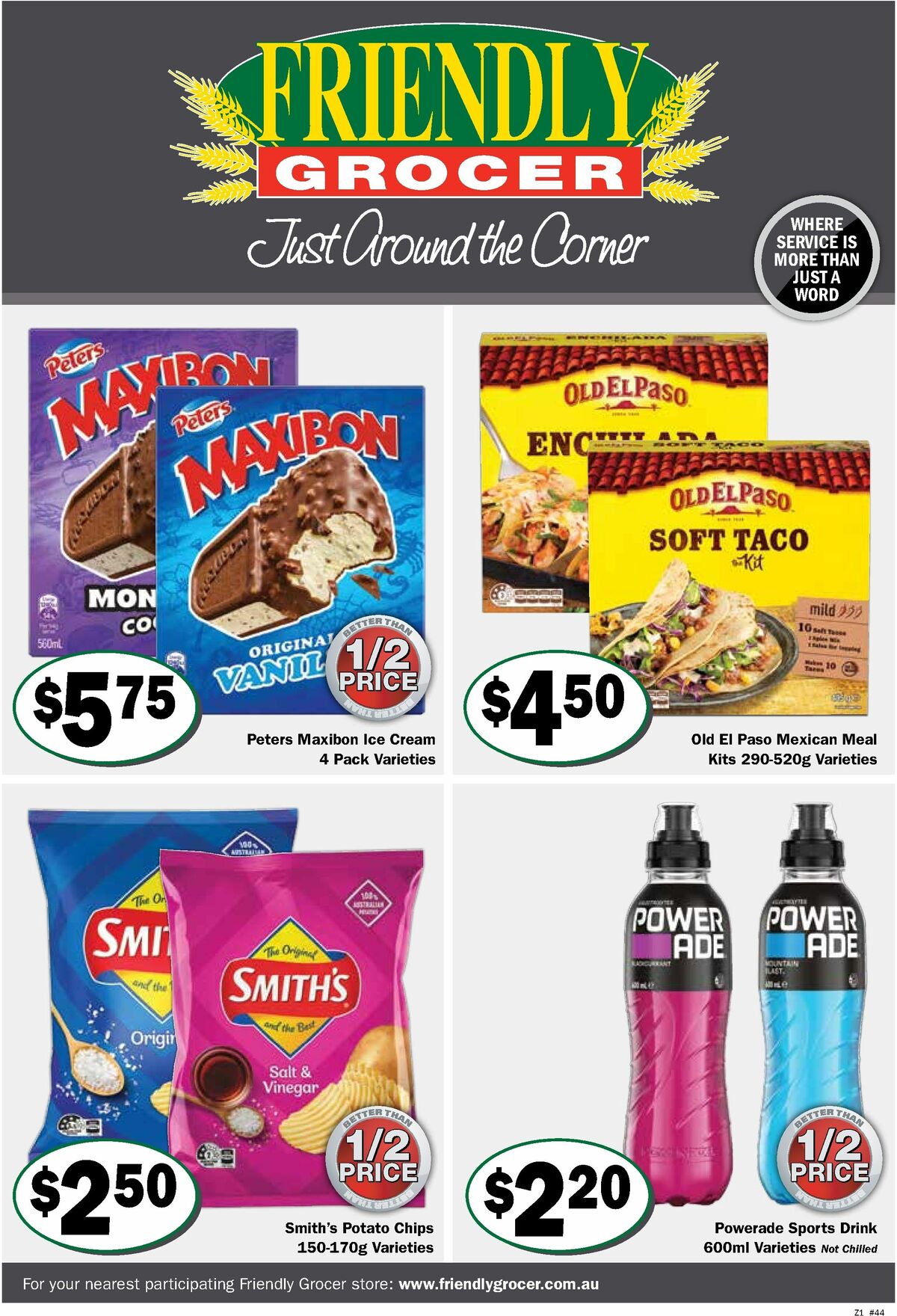 Friendly Grocer Catalogues from 29 October